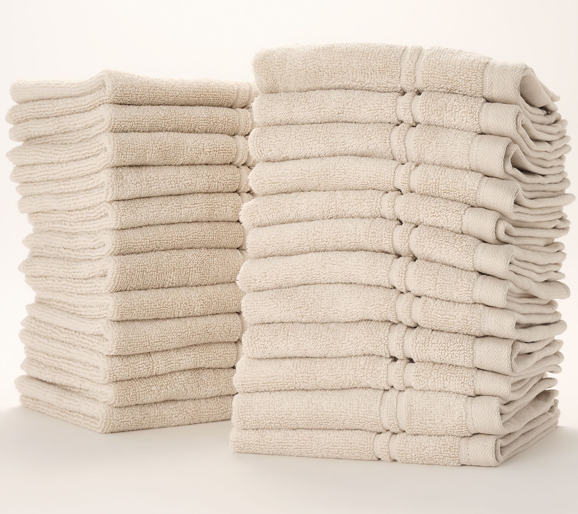 Home Reflections 100% Cotton 24-pc Washcloths