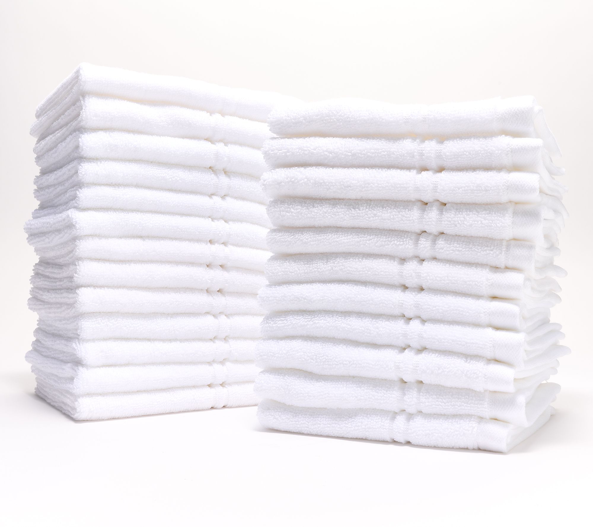 Home Reflections 100% Cotton 24-pc Washcloths