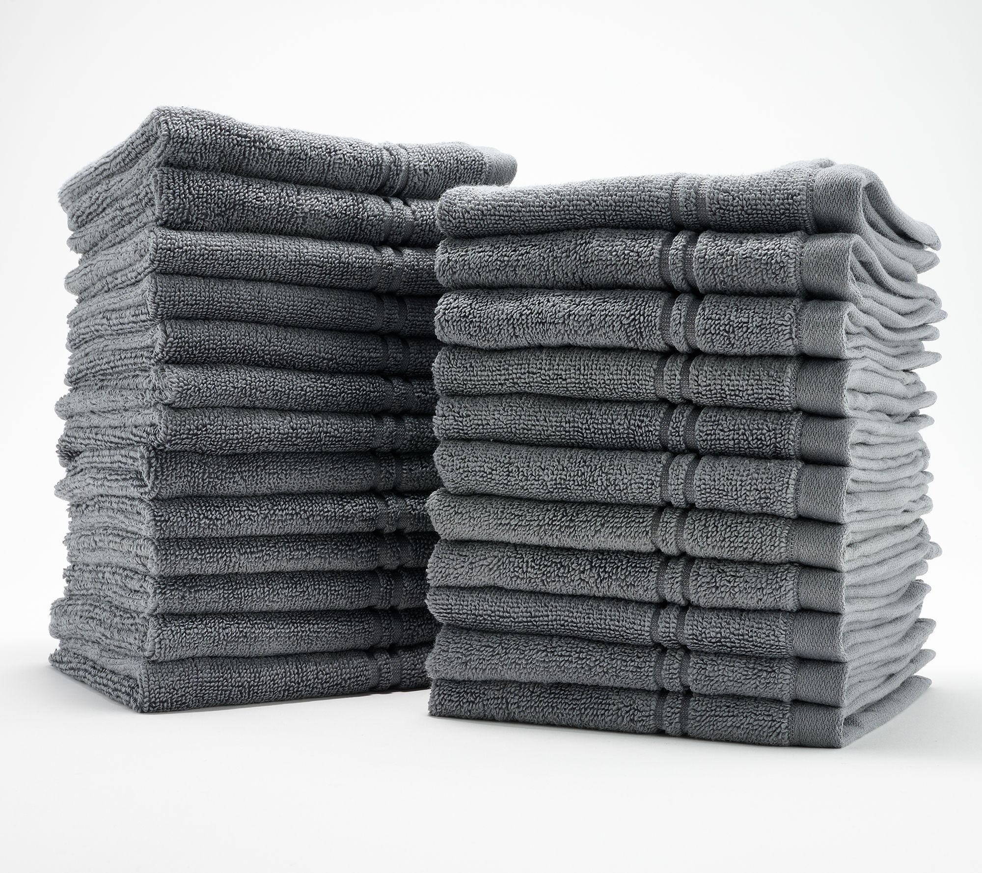 Home Reflections 100% Cotton 24-pc Washcloths