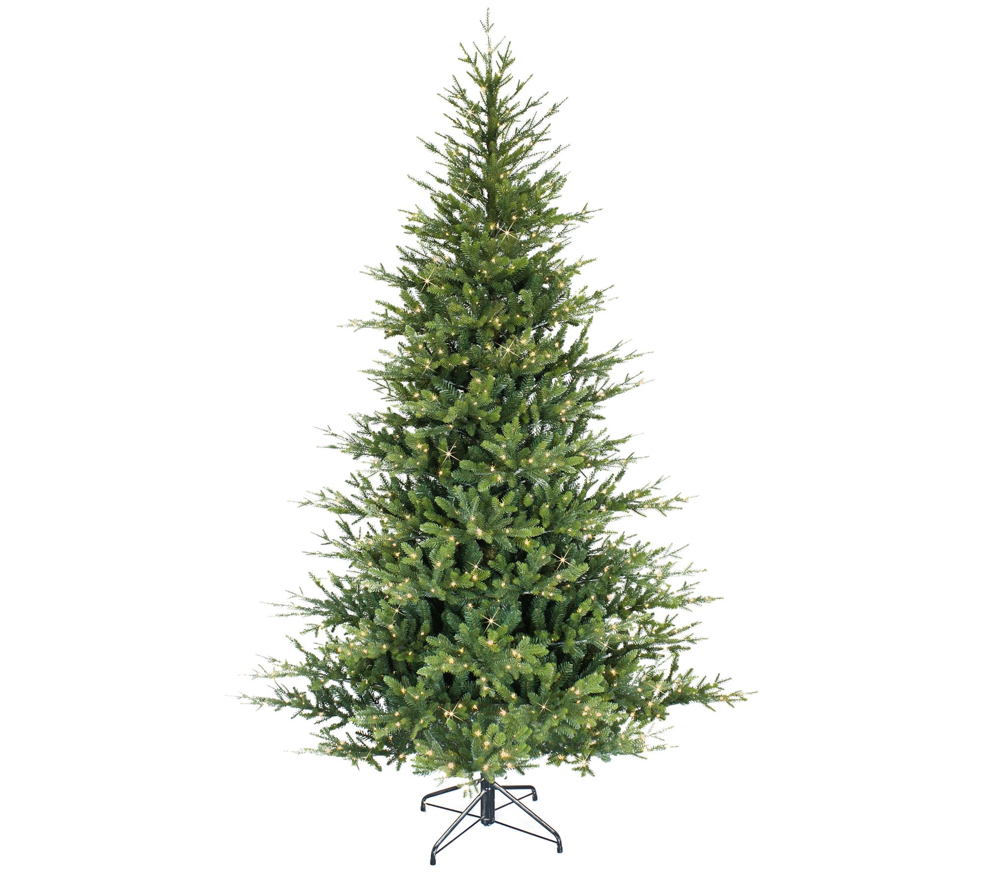 Puleo International 6.5 ft Pre-Lit Alberta Spru ce Tree