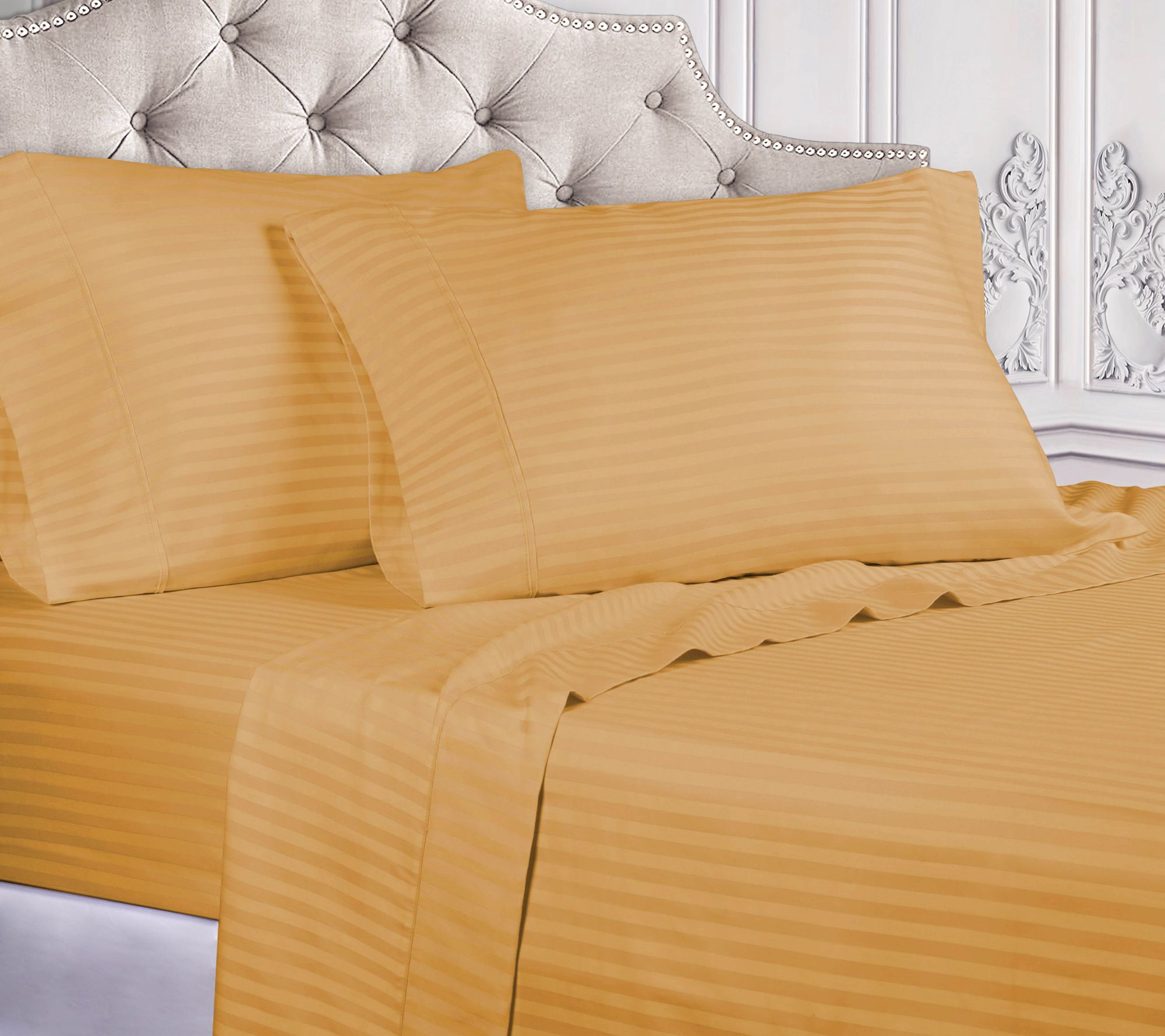 Superior 400TC Egyptian Cotton Stripe Sheet S et, Twin XL