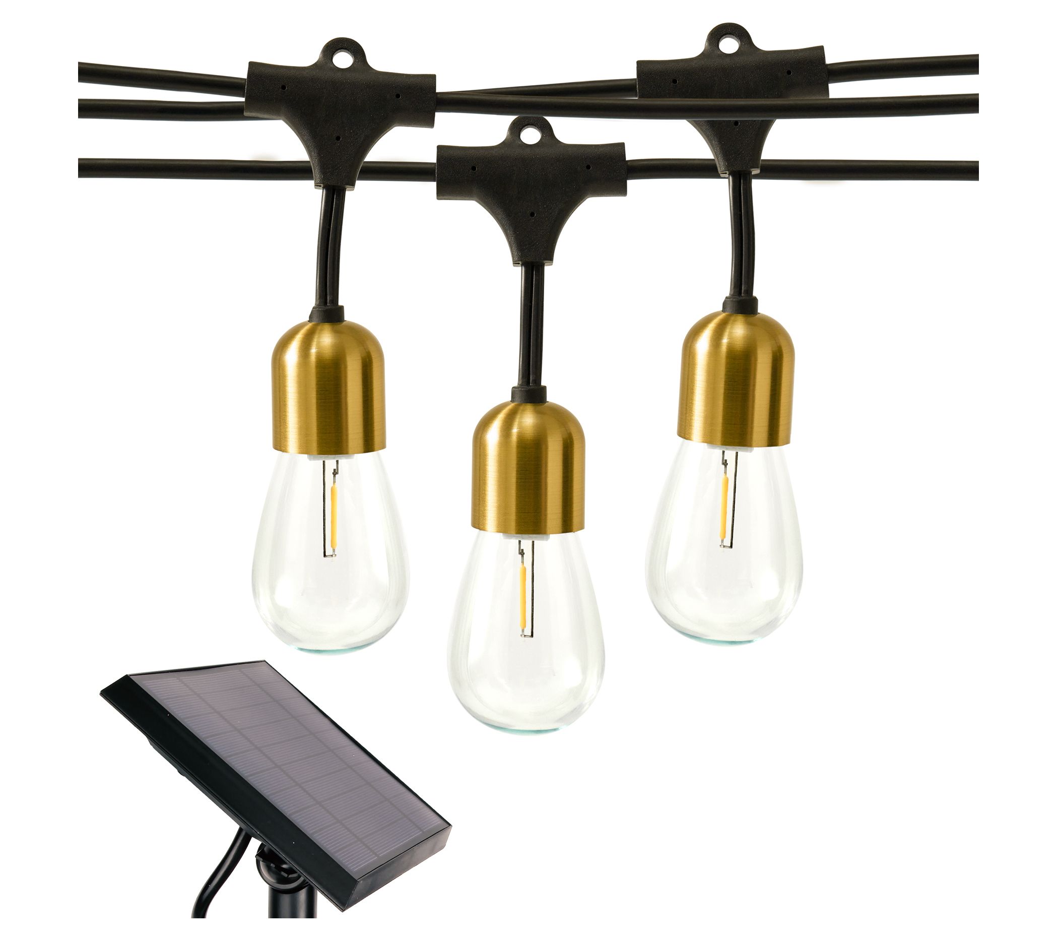 Brightech Glow Solar LED 1W S14 27 Ft Hanging String Lights