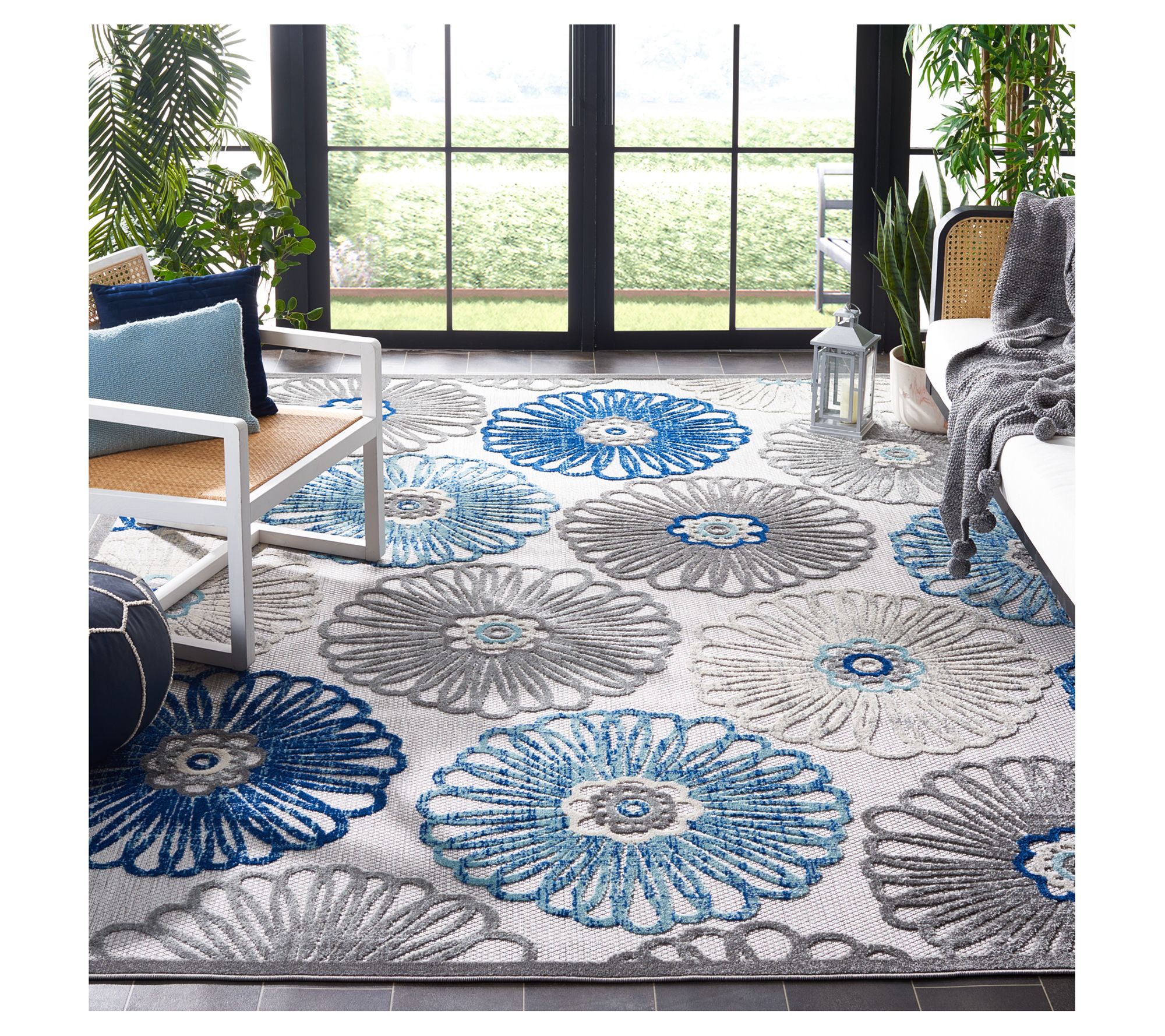 Safavieh Padding Martha Stewart Grey Area Rug; 4' x 6