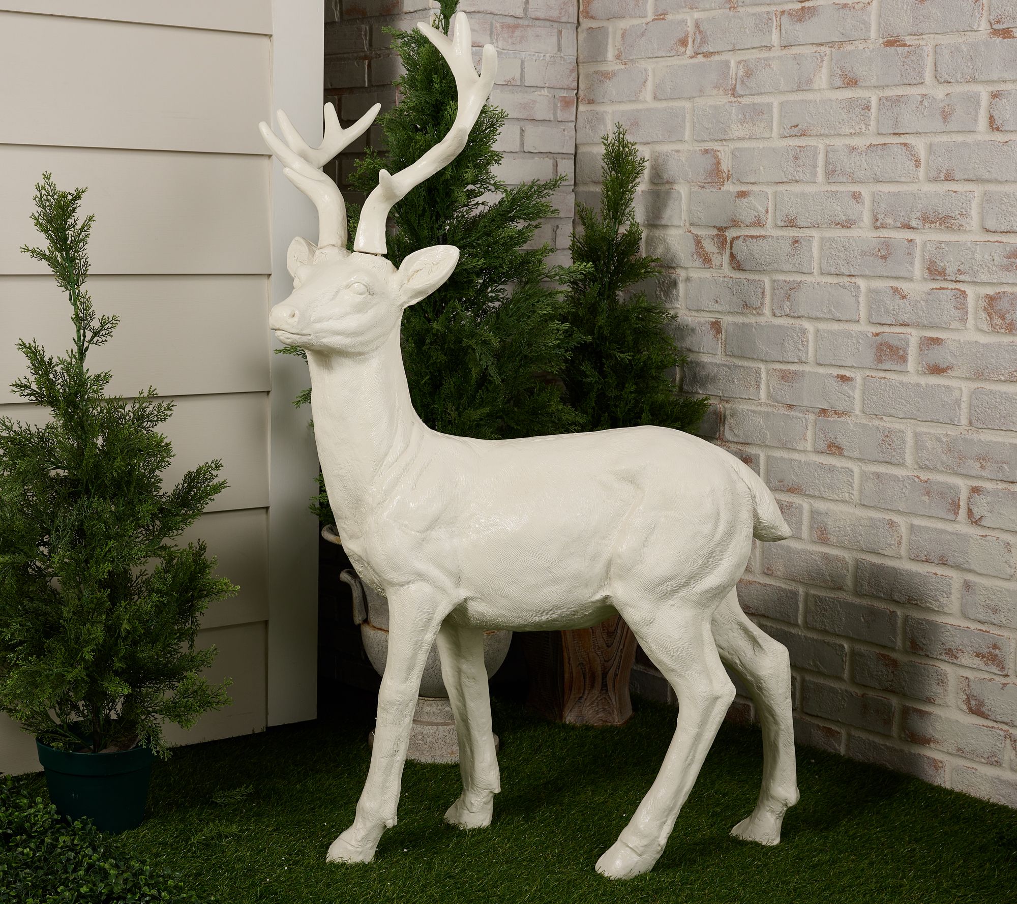 49" Oversized Indoor/Outdoor Standing Reindeer by Kim Gravel