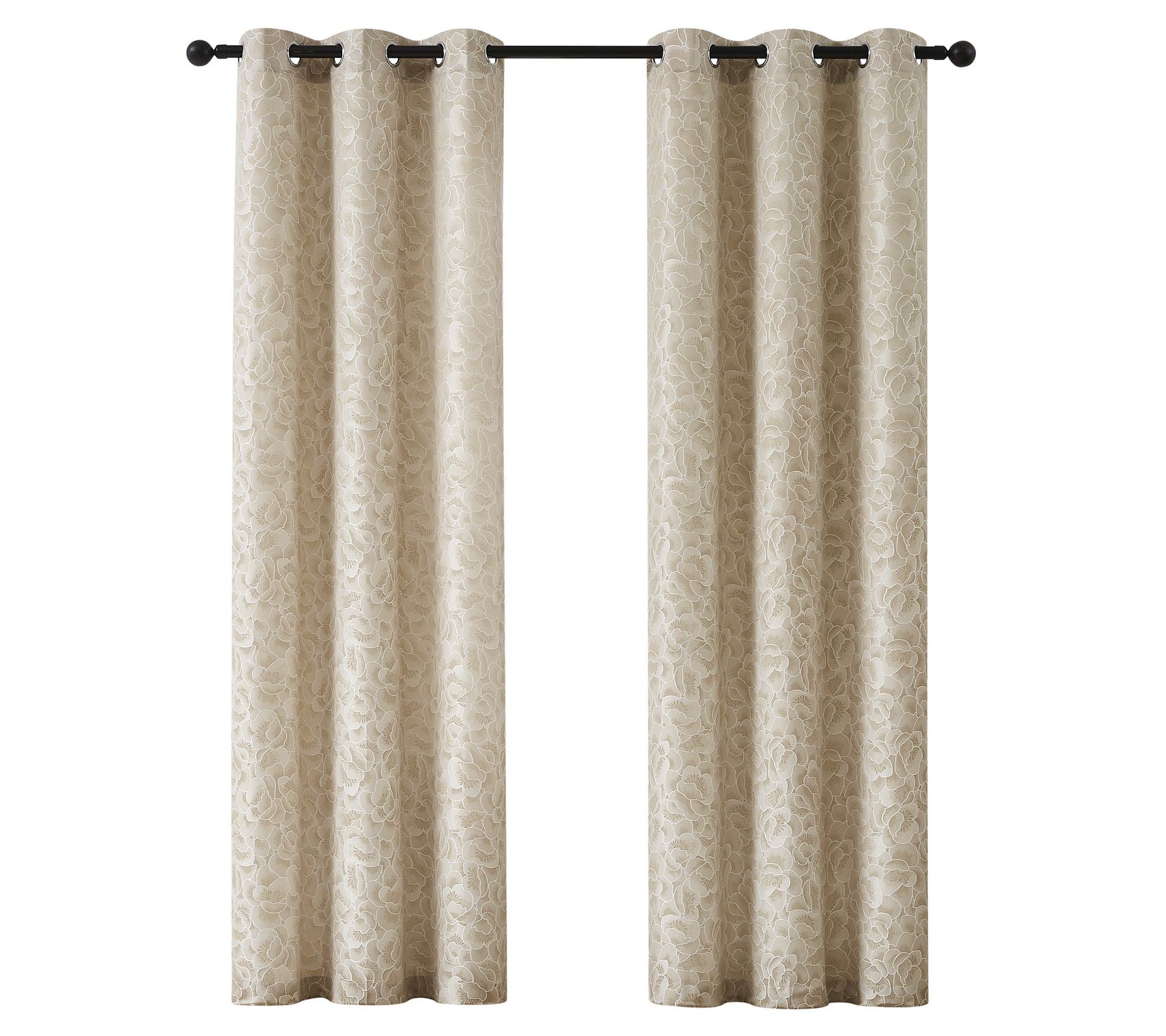 5th Avenue Lux Blythe Textured 38x96 ChampagneWindowPanel S/2