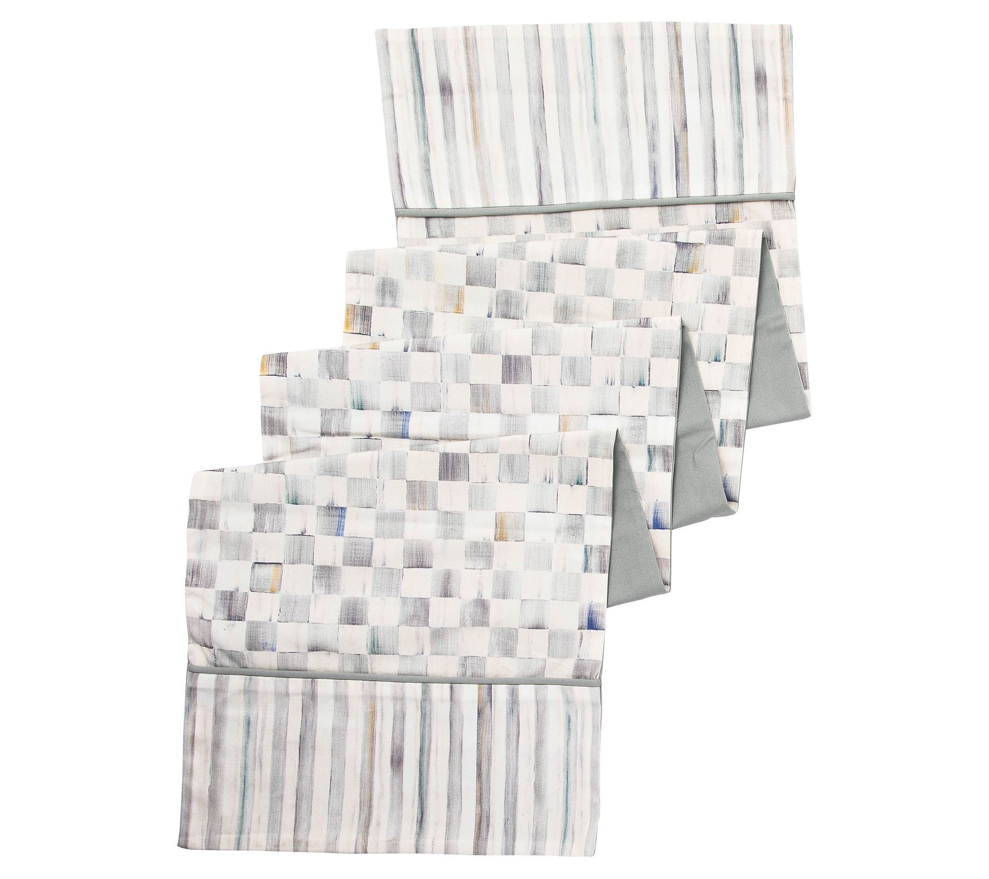 MacKenzie-Childs Sterling Check Table Runner