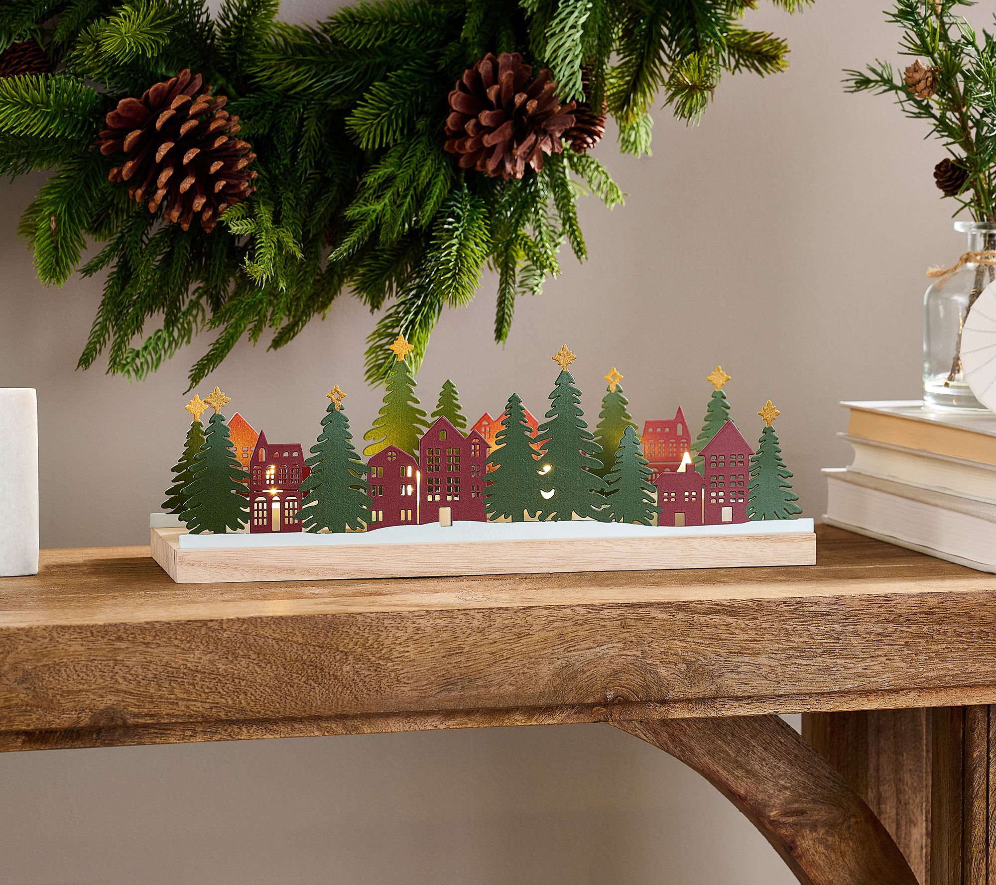 "As Is" Home Reflections Flameless Tealight Holiday Scene