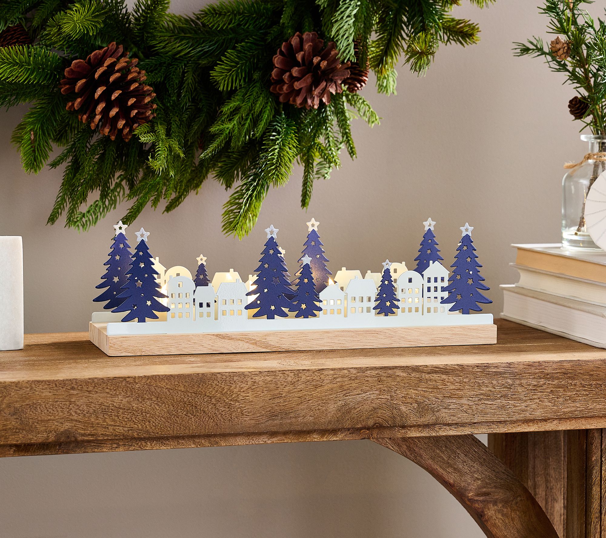 "As Is" Home Reflections Flameless Tealight Holiday Scene