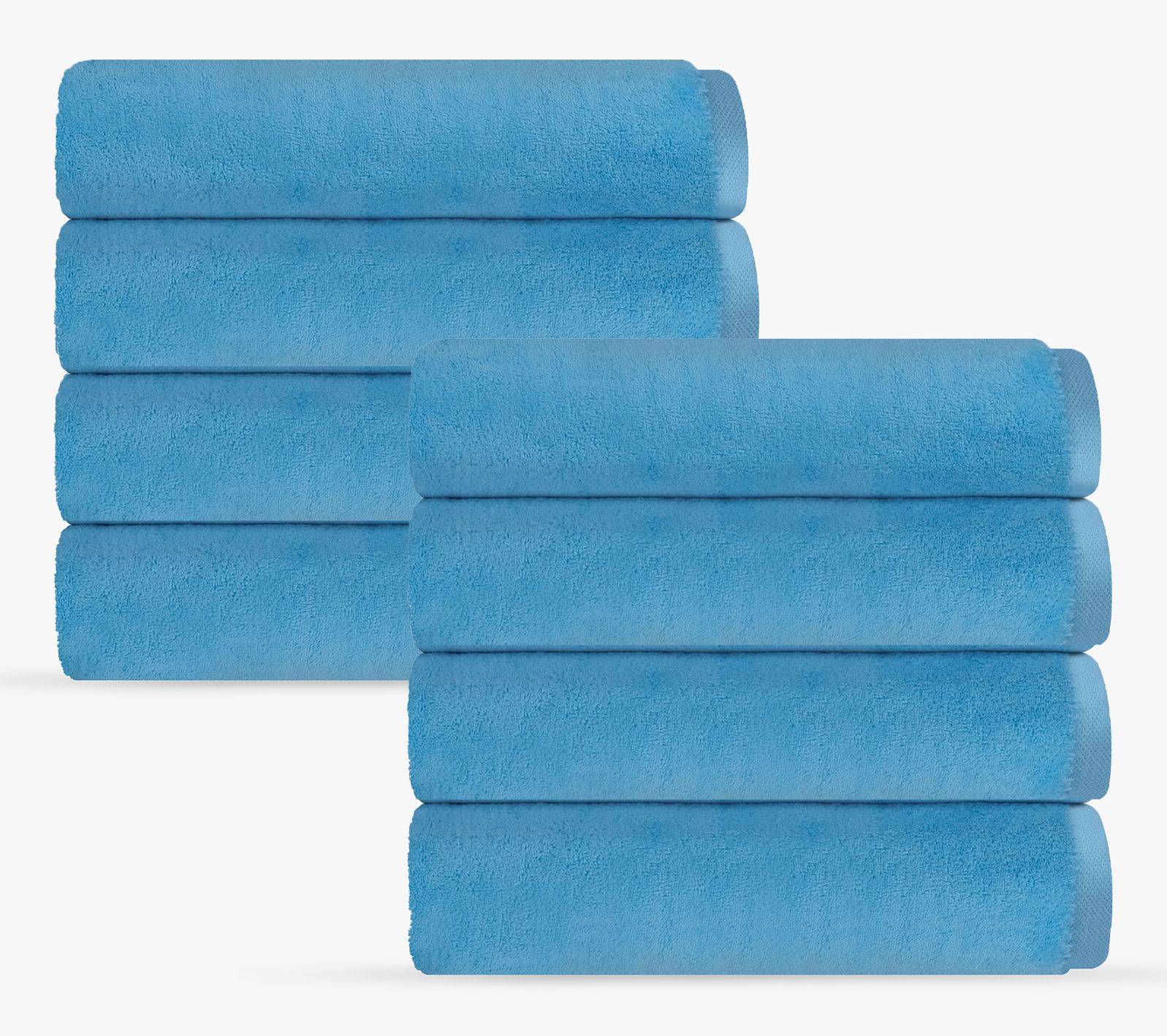 Depera Home Puresoft 8 pcs Turkish Wash TowelsSet