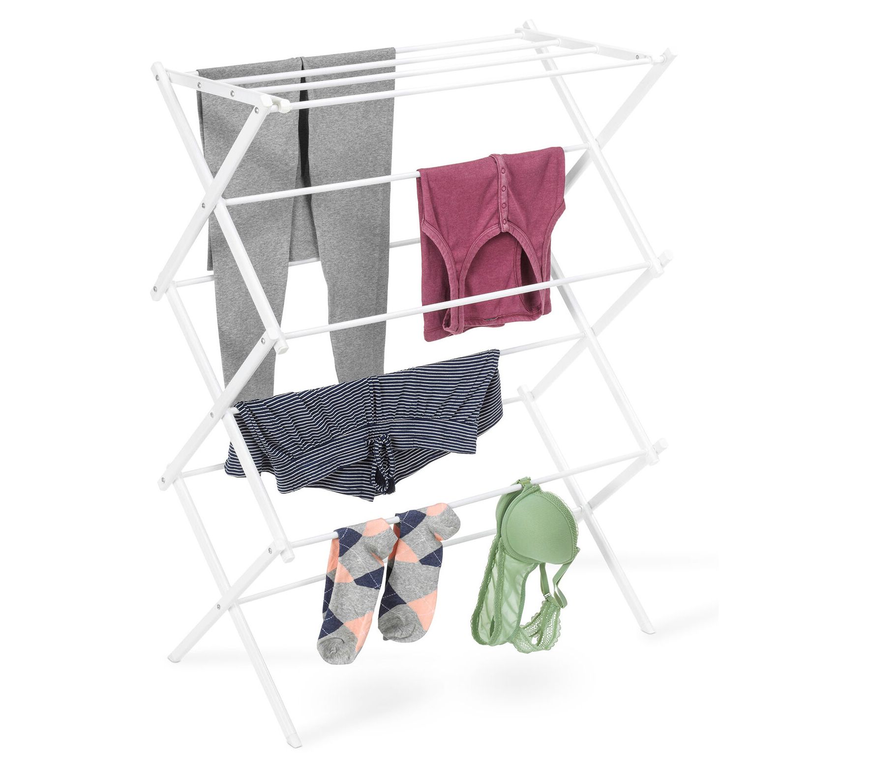 Whitmor 3-Tier Folding Metal Drying Rack