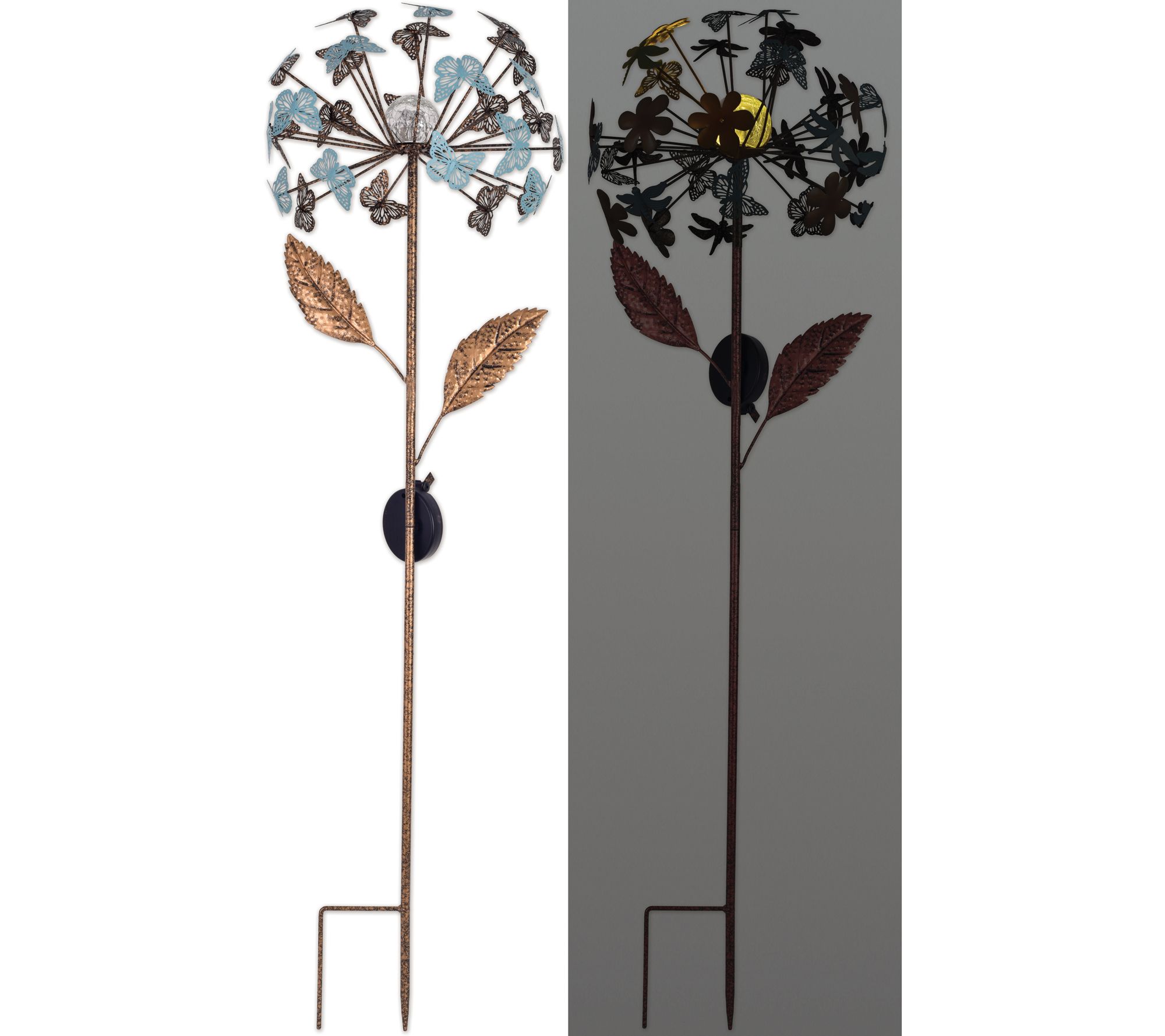 Sunset Vista Designs Butterfly Blossom Solar Stake