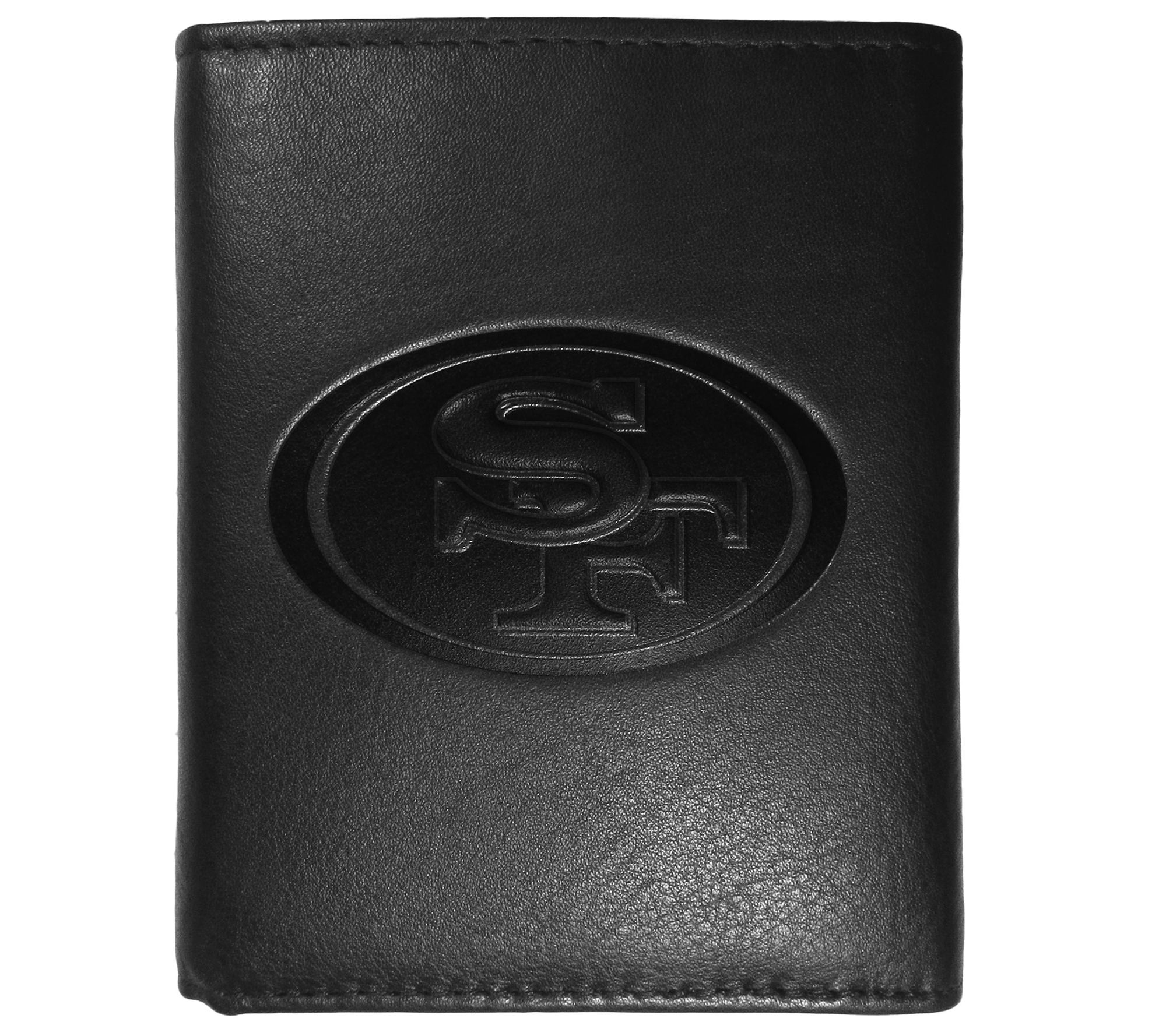Siskiyou Sports NFL Embossed Leather Tri-fold Wallet