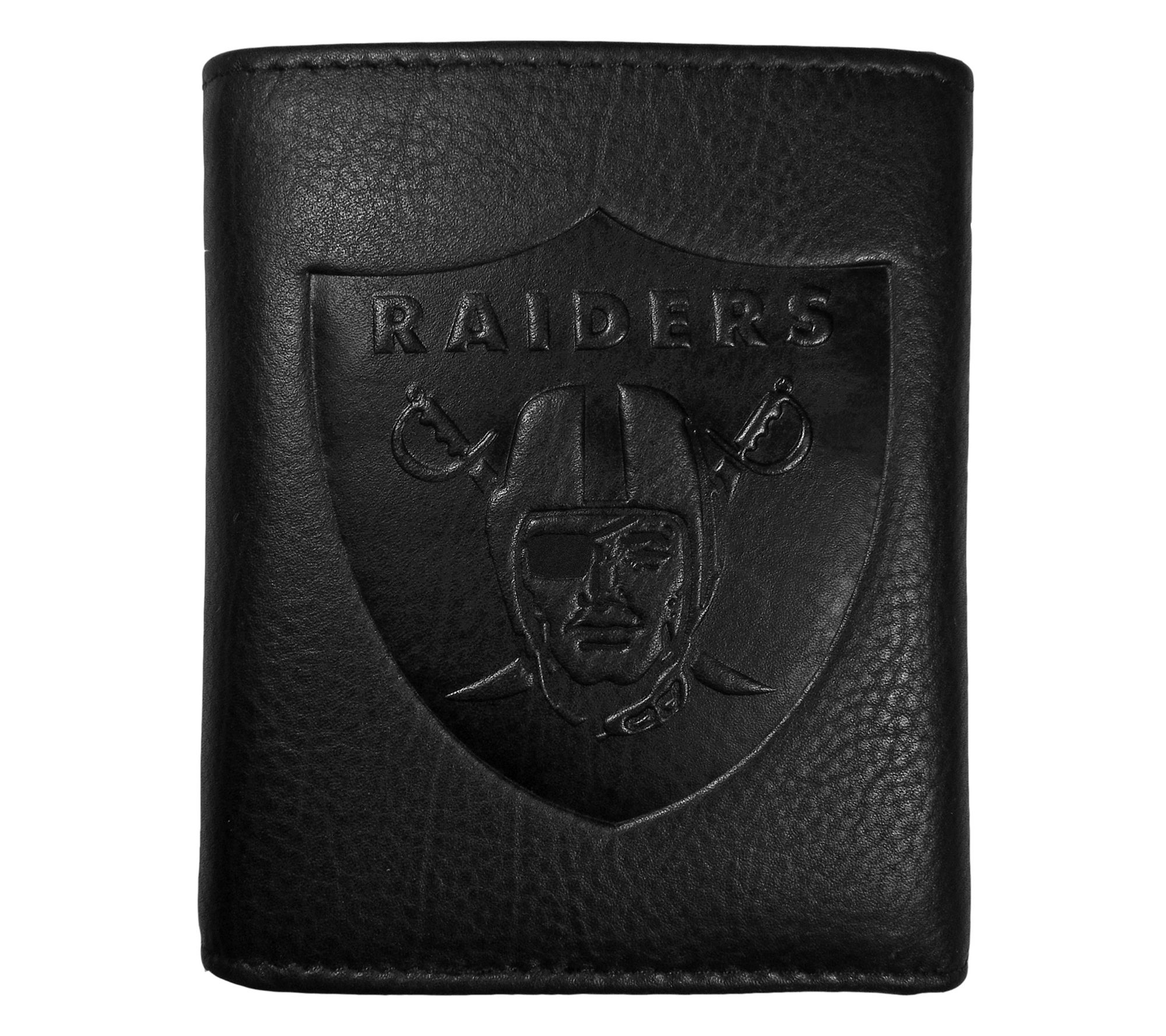 Siskiyou Sports NFL Embossed Leather Tri-fold Wallet