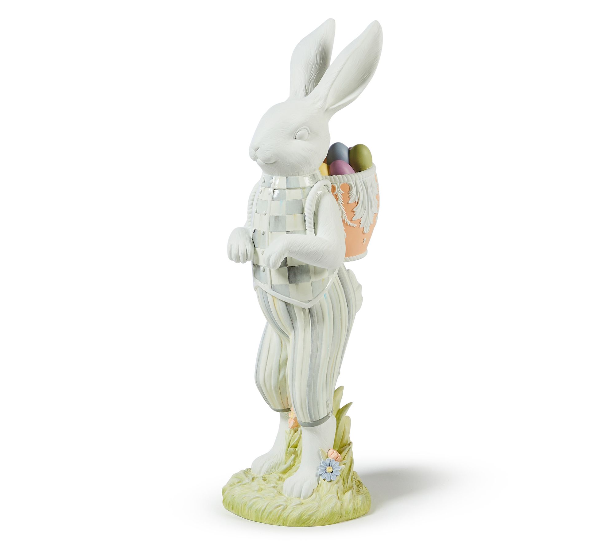 MacKenzie-Childs Cameo Tabletop Bunny with Pack