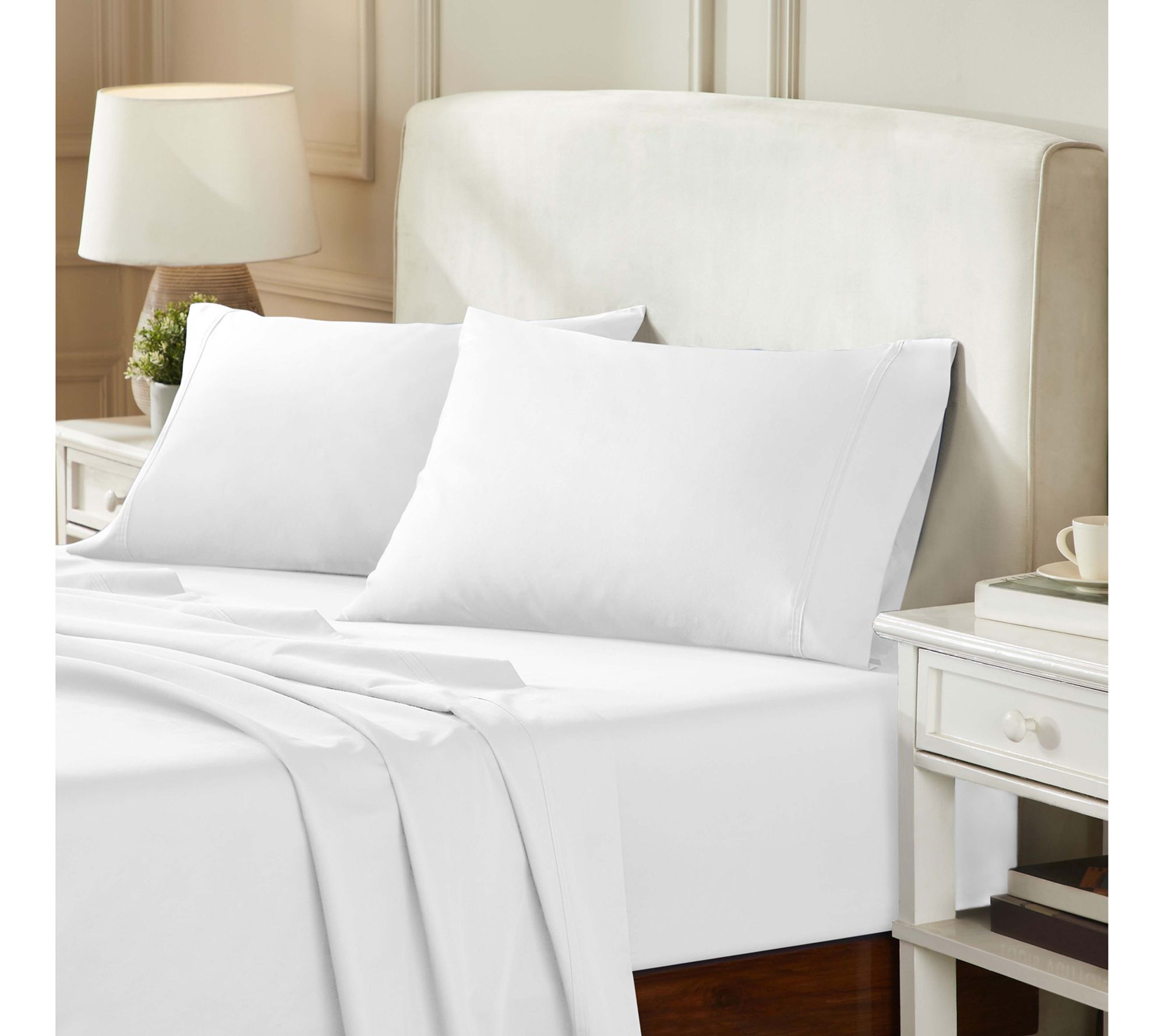 Superior 2 Piece Egyptian Cotton 850-TC Pillowcases Set, King