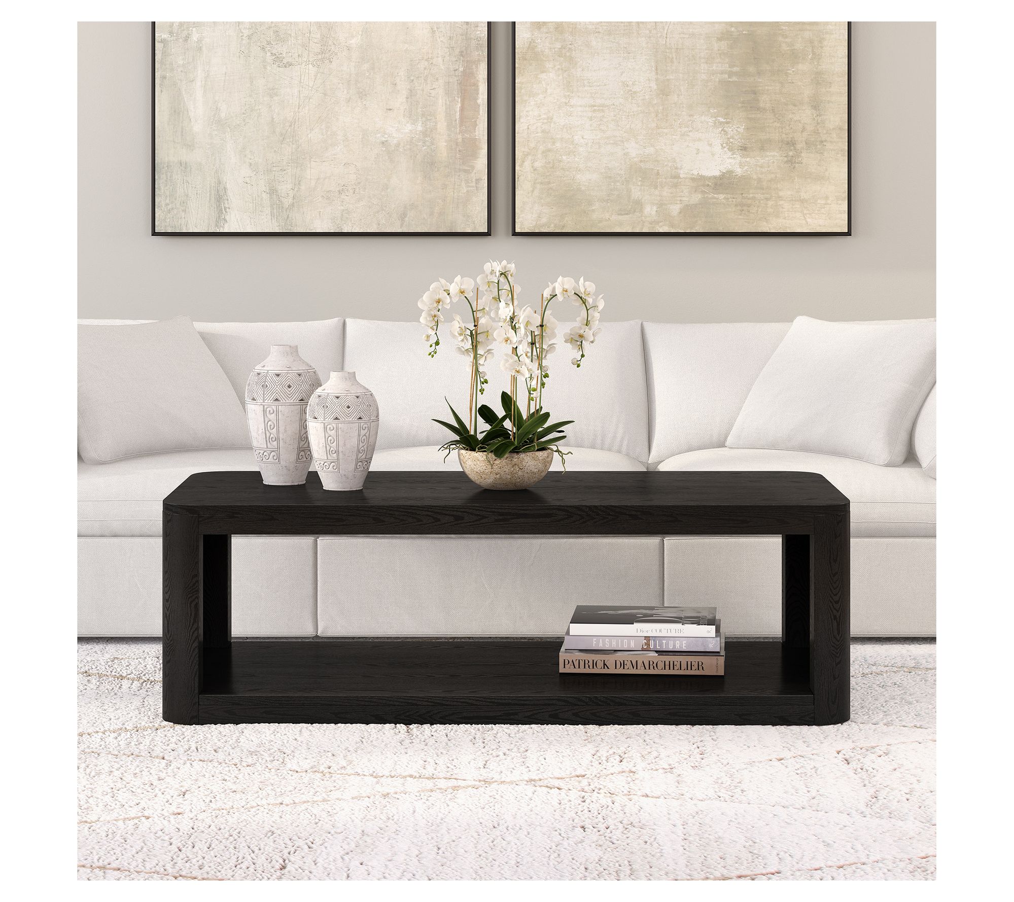 Hudson&Canal Kellan 47" Wide Rectangular CoffeeTable