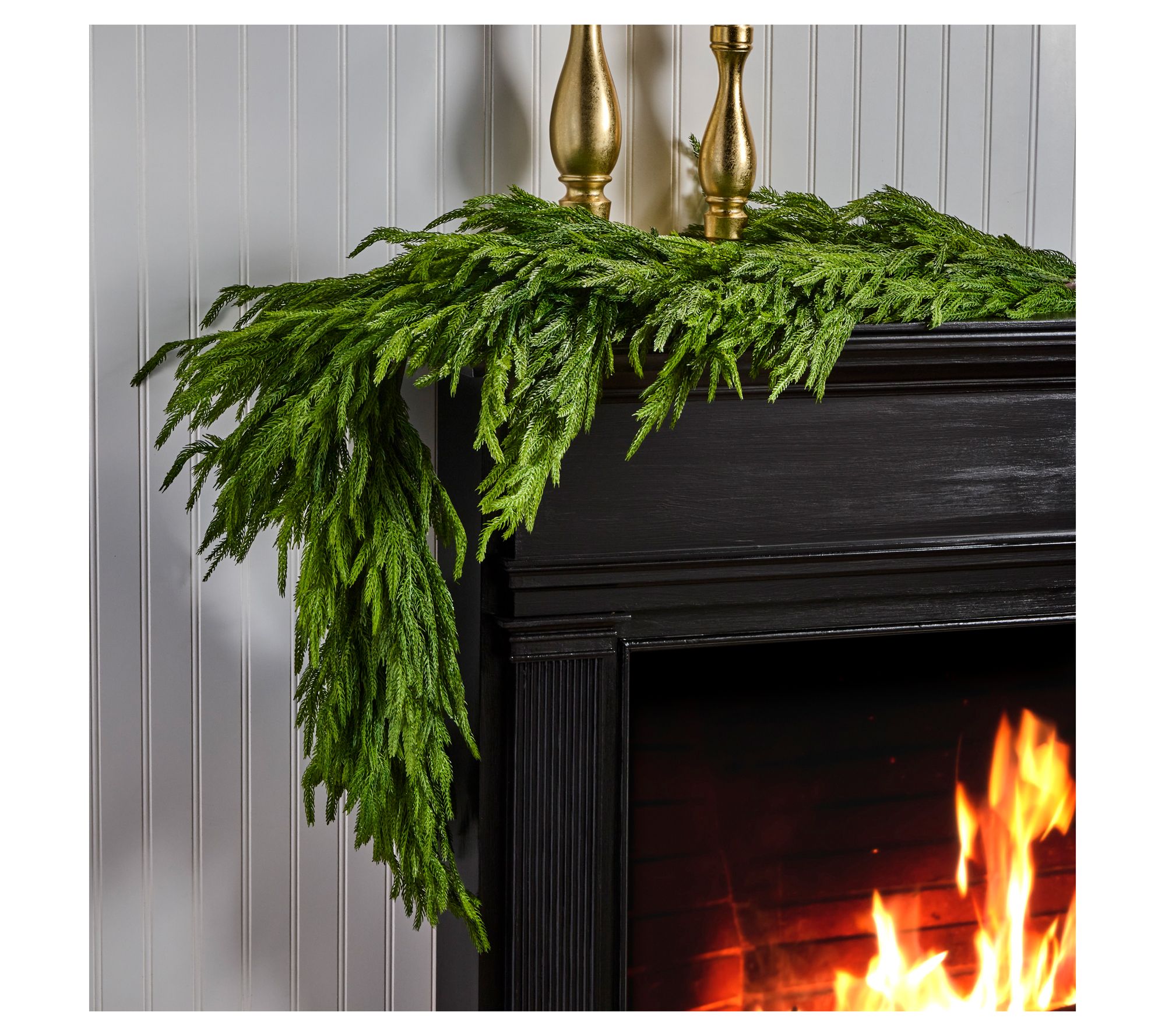 60x16" Natural Touch Norfolk Pine Garland by Valerie