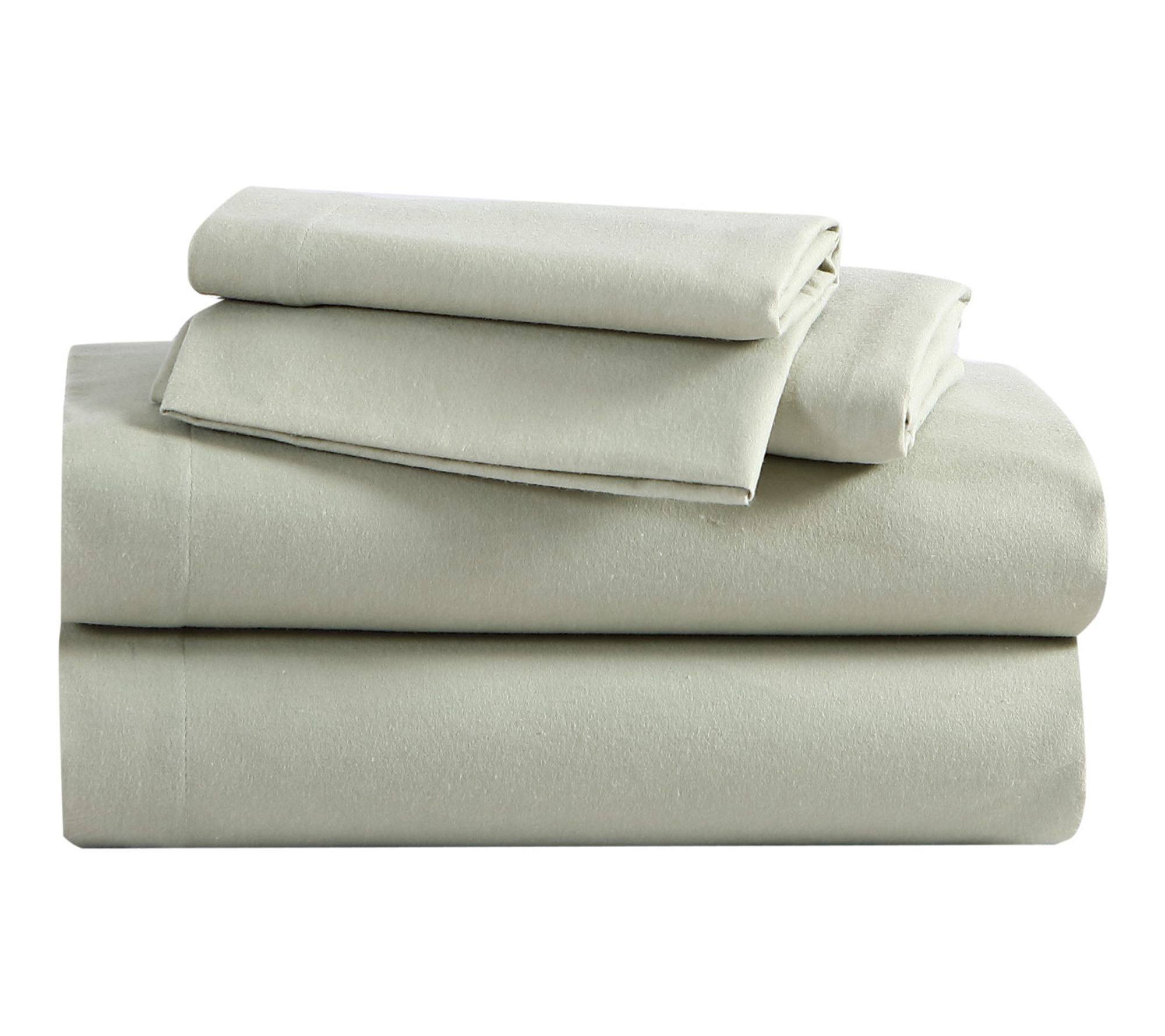 Eddie Bauer Solid Green Cotton Queen Sheet Set