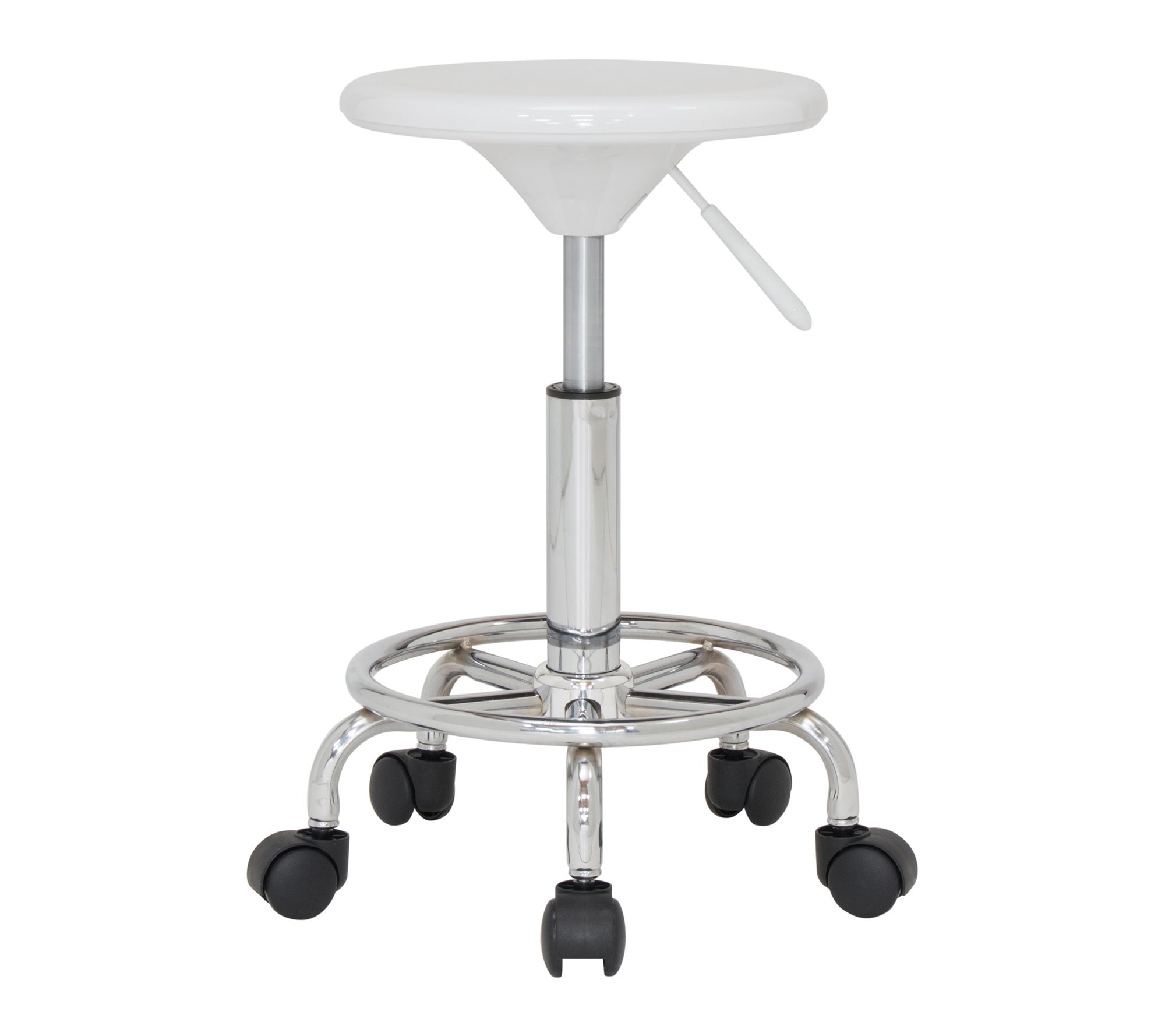 Studio Designs Modern Height Adjustable Stool with Casters
