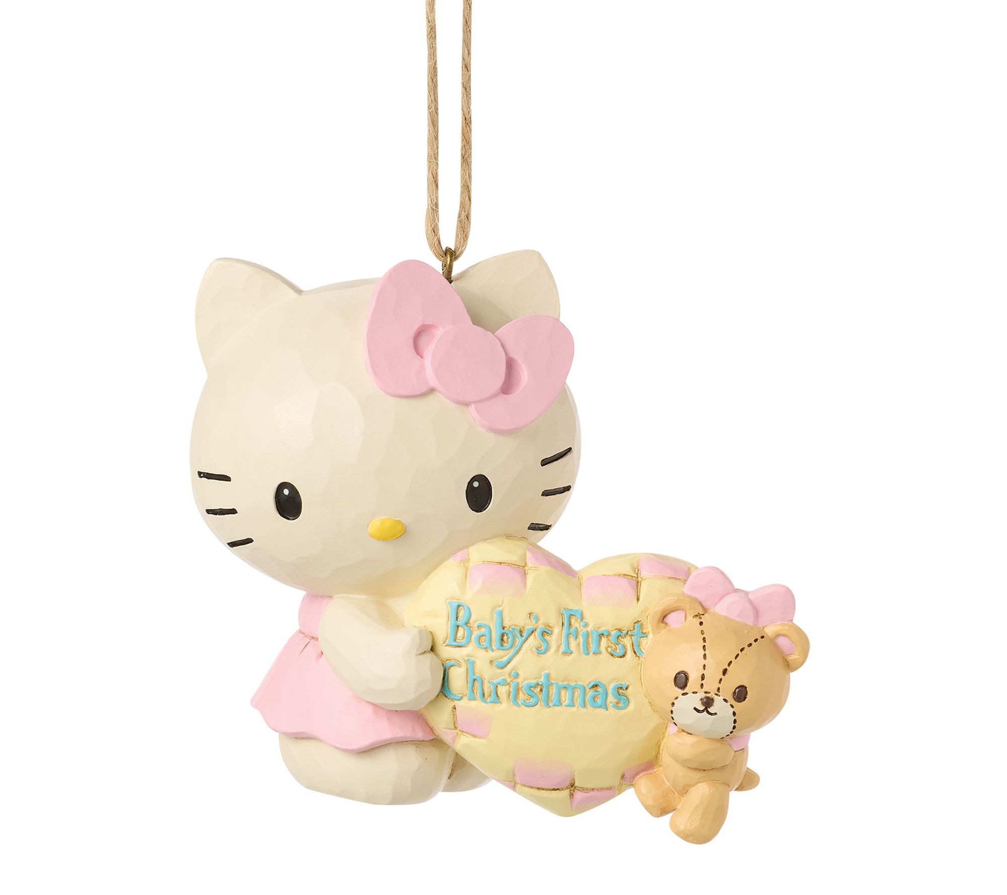 Jim Shore Sanrio Hello Kitty Baby's First Chris mas Ornament