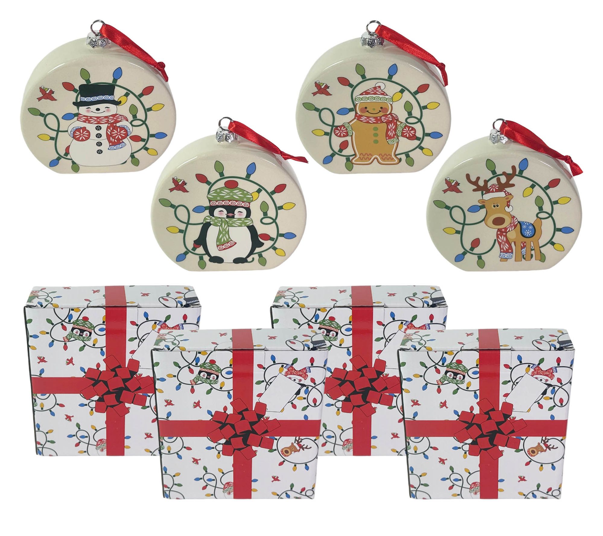 "As Is" Temp-tations Set of 4 Recipe Ornaments