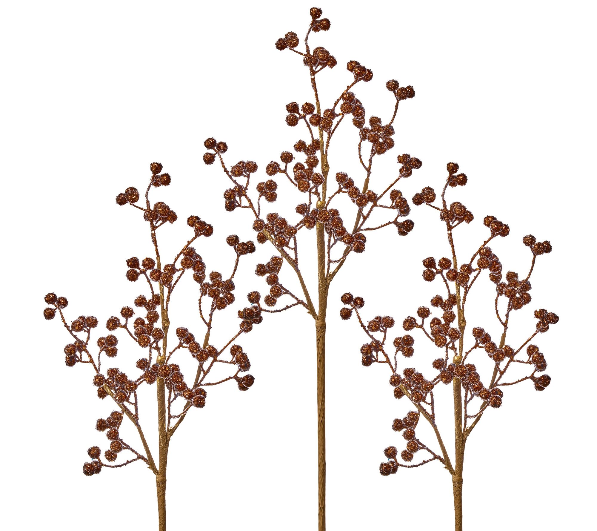 24" Micro Bead Iced Berry Spray Set of 3 by Valerie