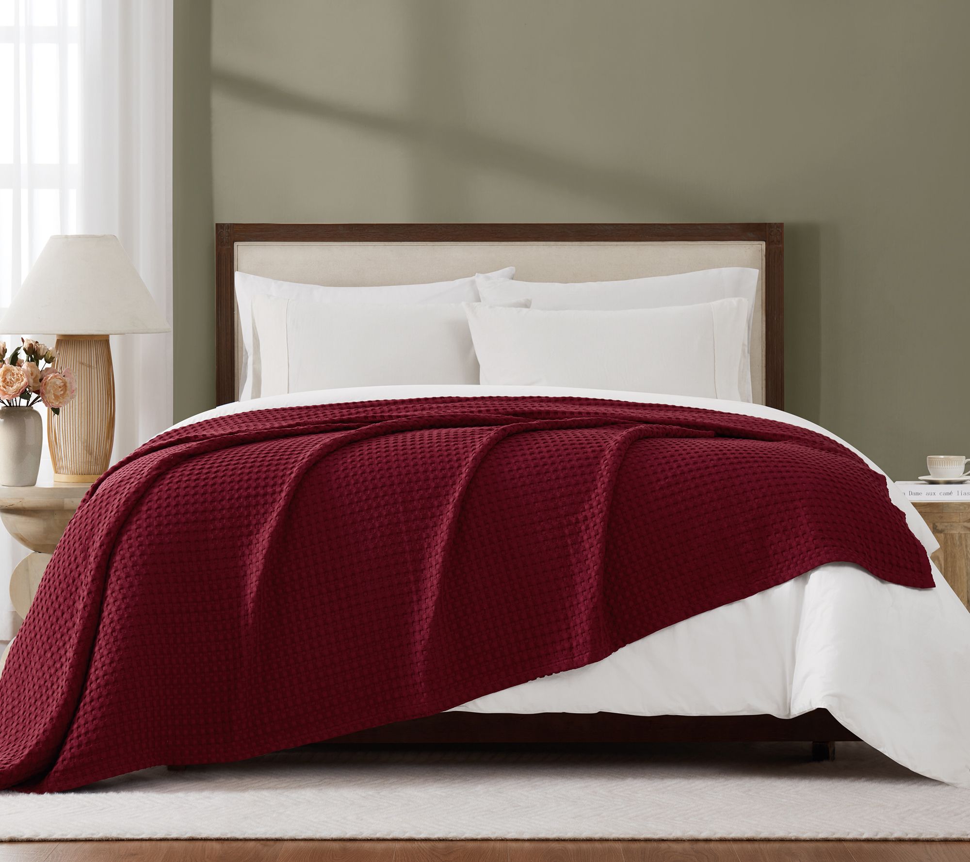 Brooklyn Loom Cotton Waffle Full/Queen Blanket