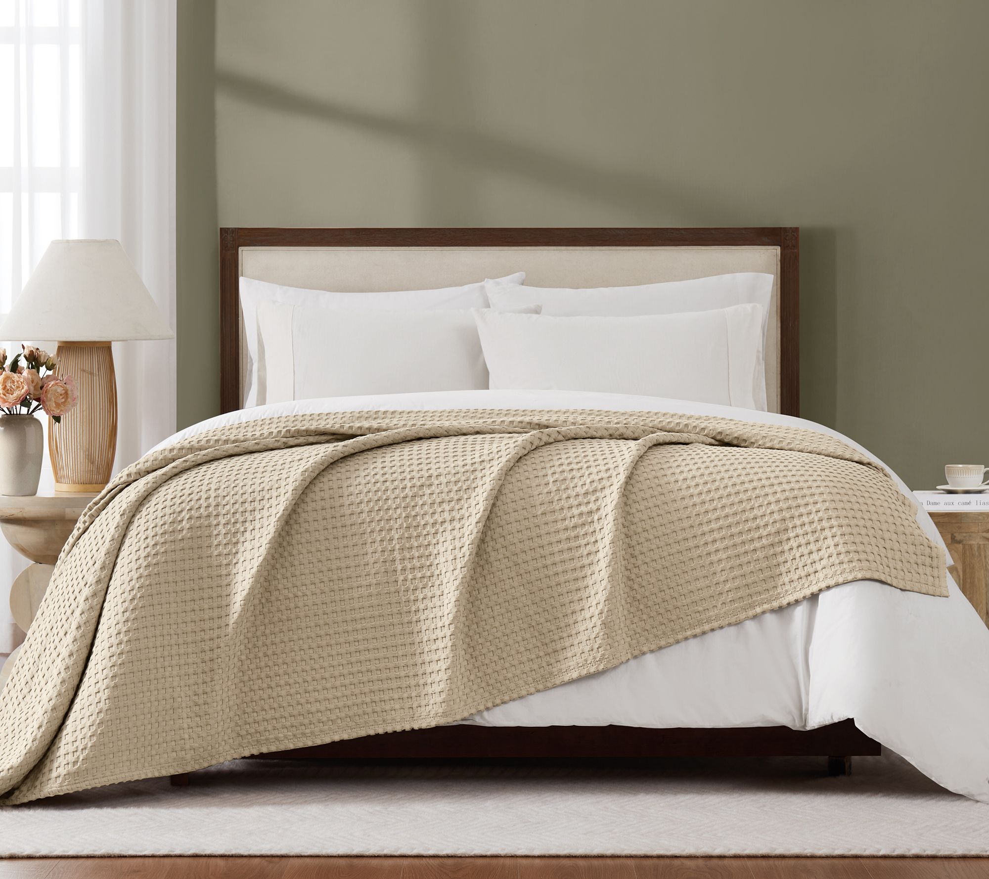 Brooklyn Loom Cotton Waffle Full/Queen Blanket