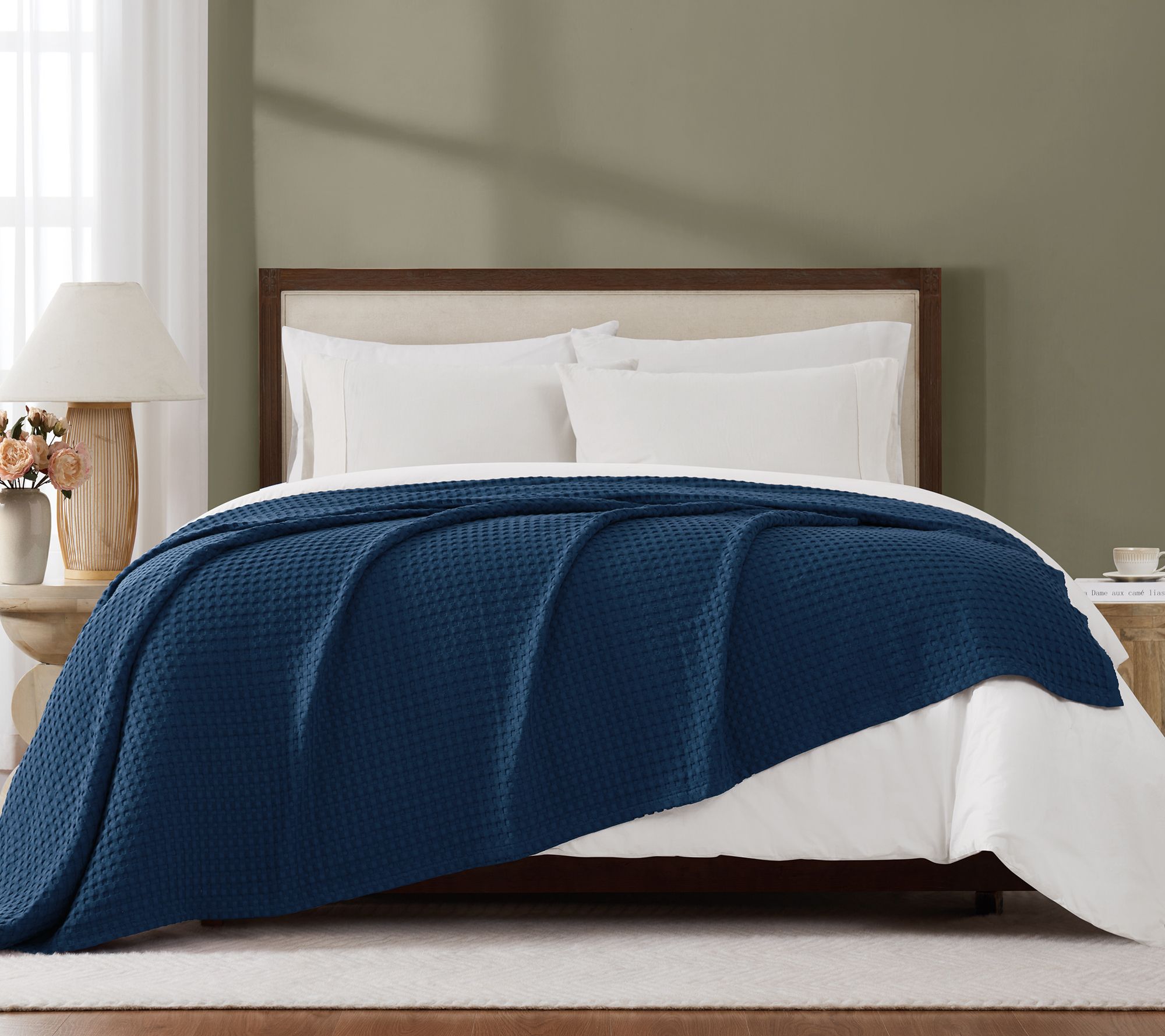 Brooklyn Loom Cotton Waffle Full/Queen Blanket