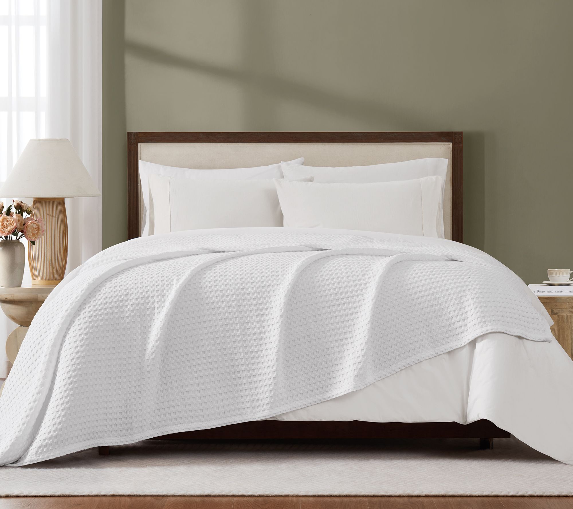Brooklyn Loom Cotton Waffle Full/Queen Blanket