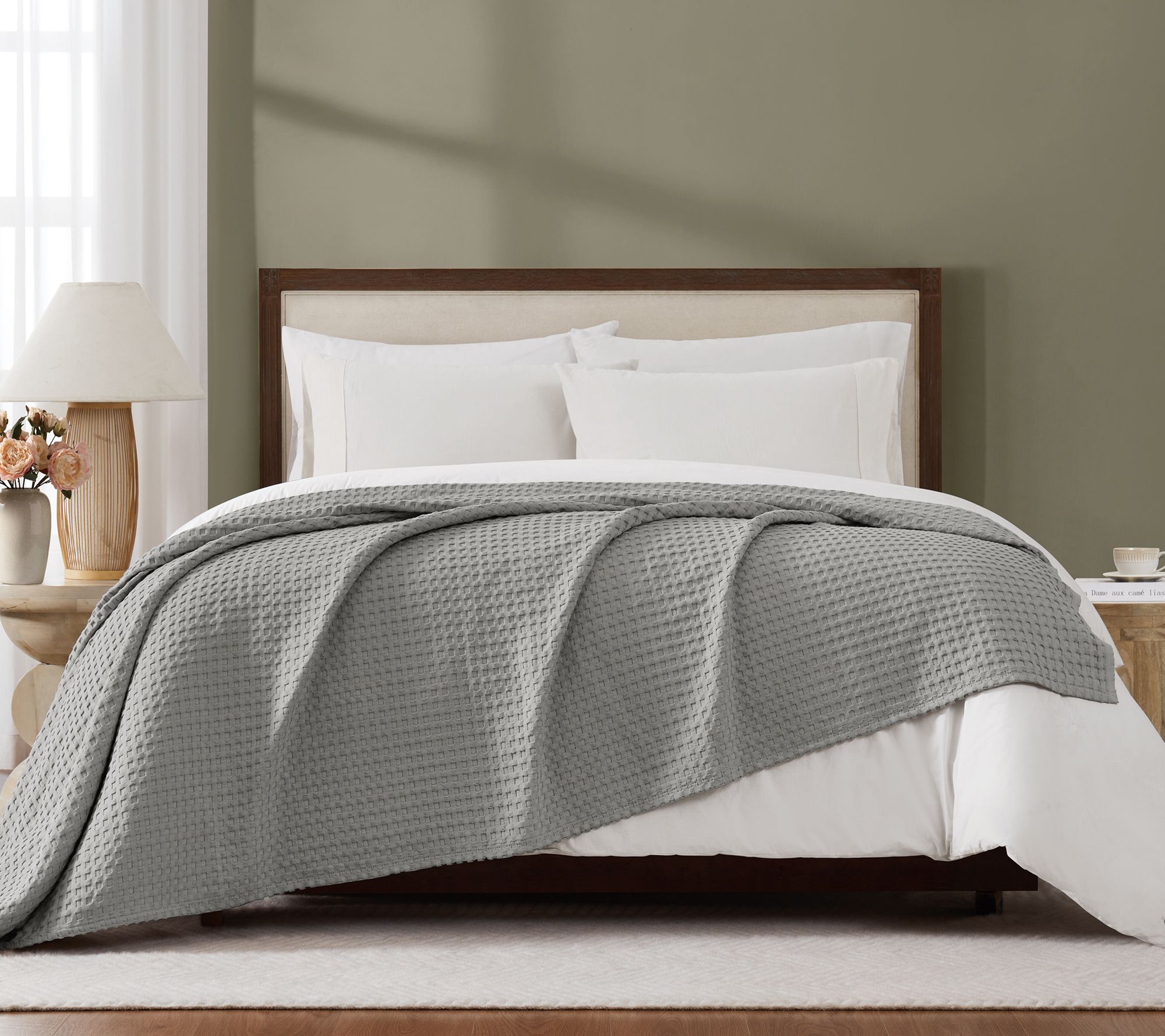 Brooklyn Loom Cotton Waffle Full/Queen Blanket