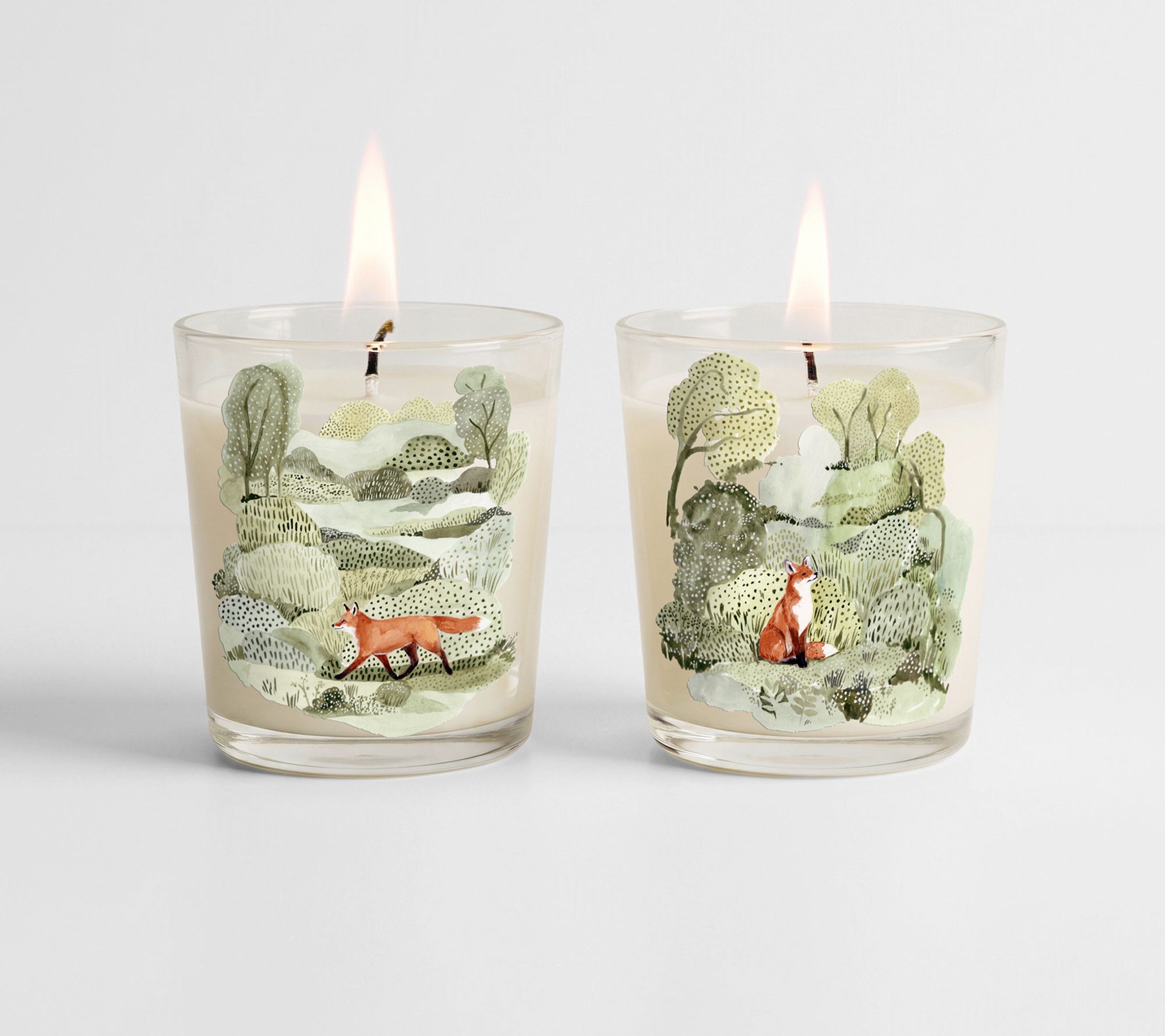 Courtside Market Fox Glen - 9.6oz Soy Wax Candle 2 Piece Set