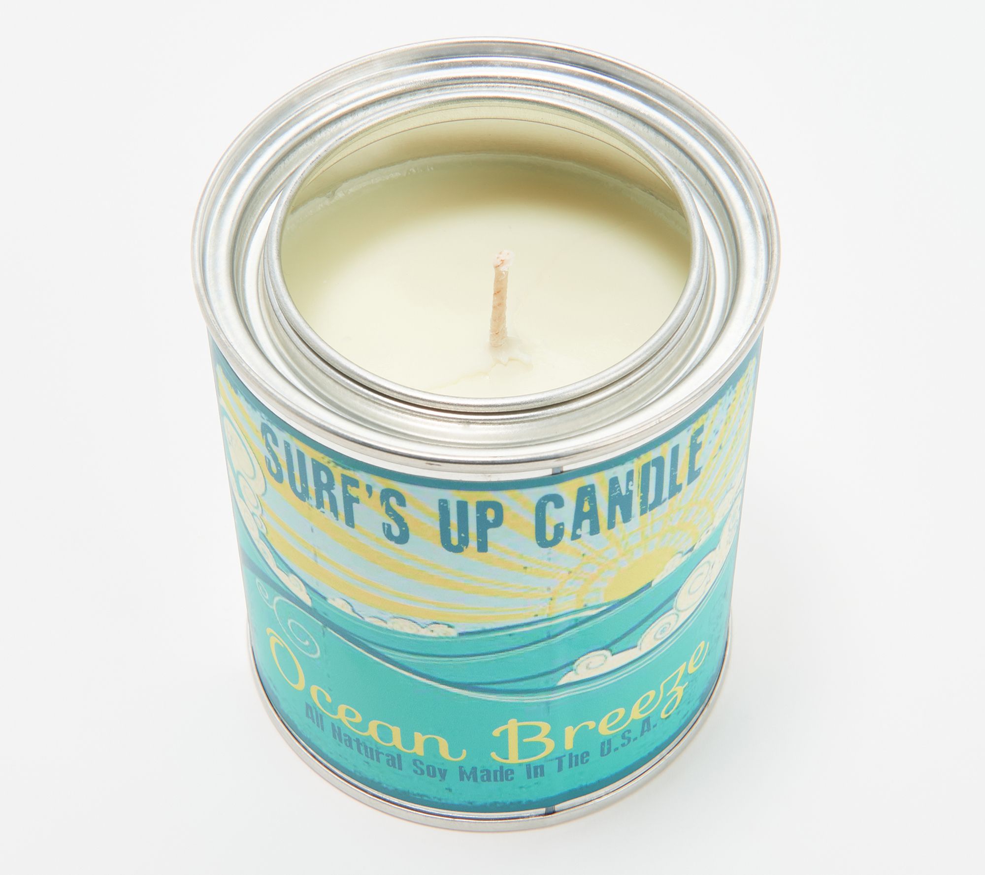 Surf's Up Set of (2) 16oz Candles Ocean Breeze