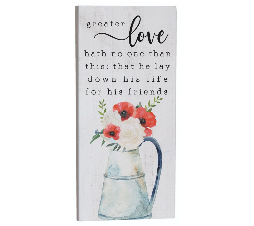 Greater Love Inspire Board By Sincere Surroundings