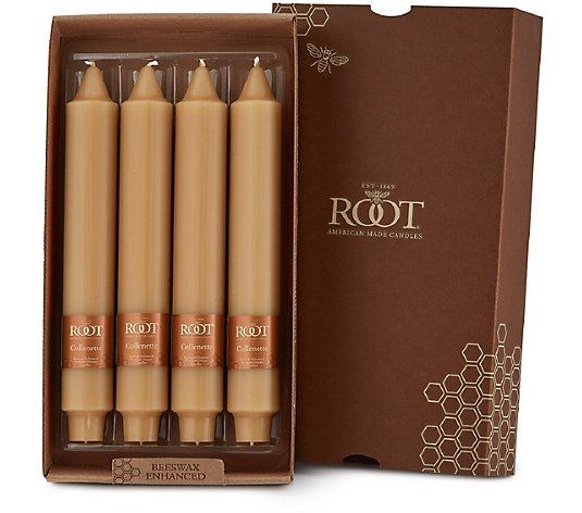 ROOT 9 In Smooth Collenette Taper Candles