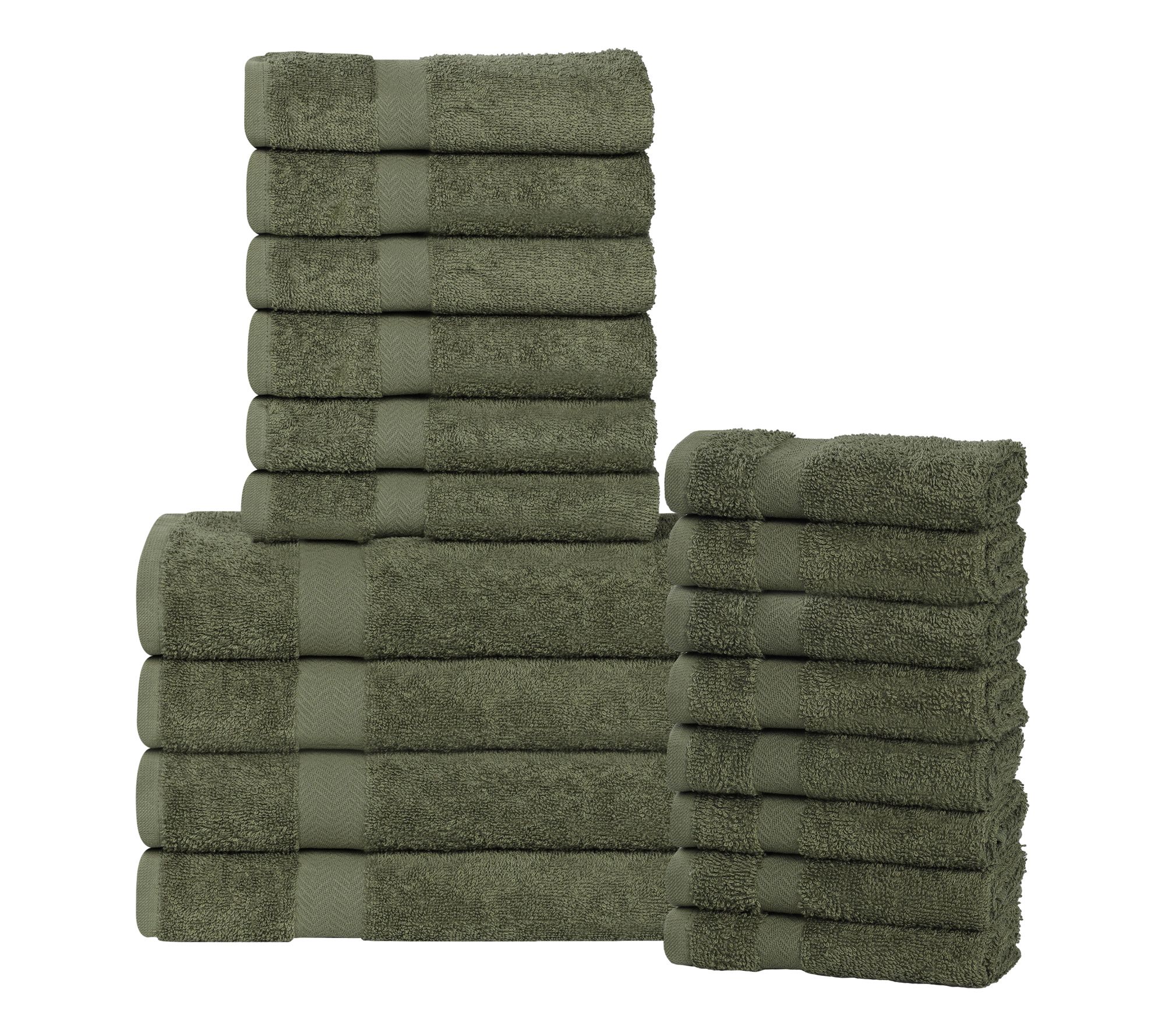 Superior Cotton Absorbent 18-Piece Towel Set
