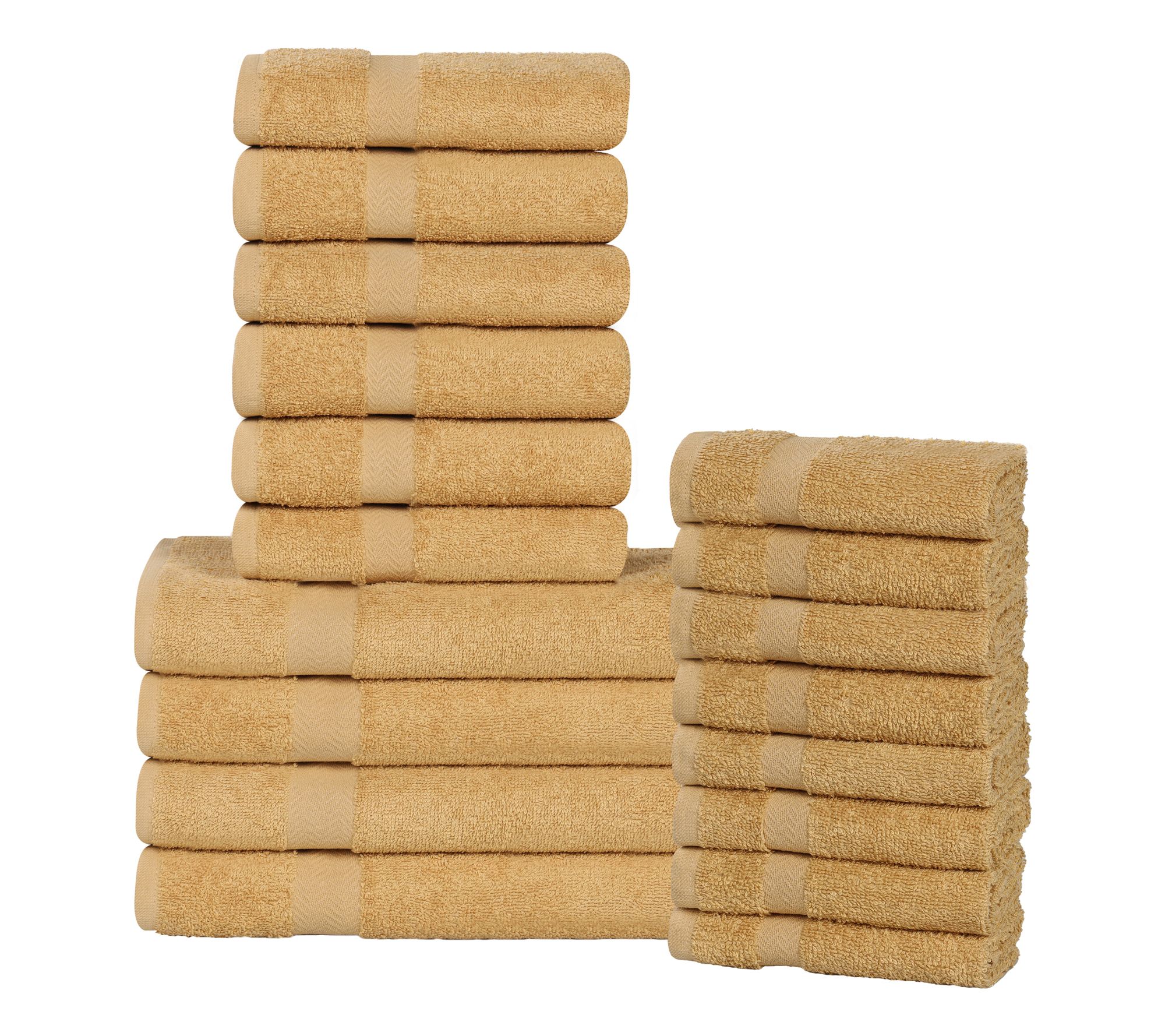 Superior Cotton Absorbent 18-Piece Towel Set
