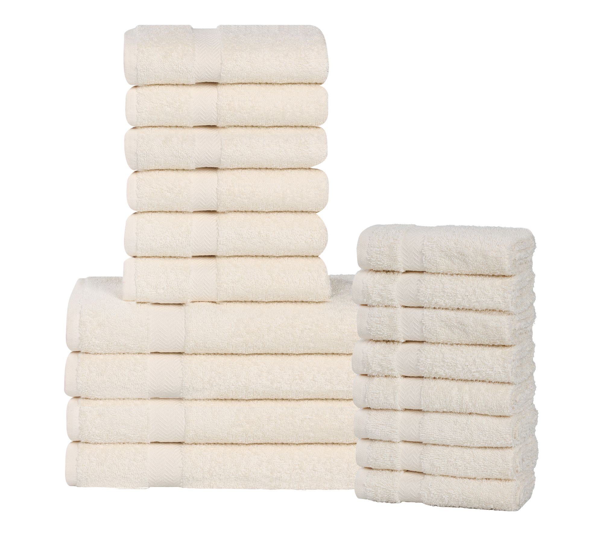 Superior Cotton Absorbent 18-Piece Towel Set