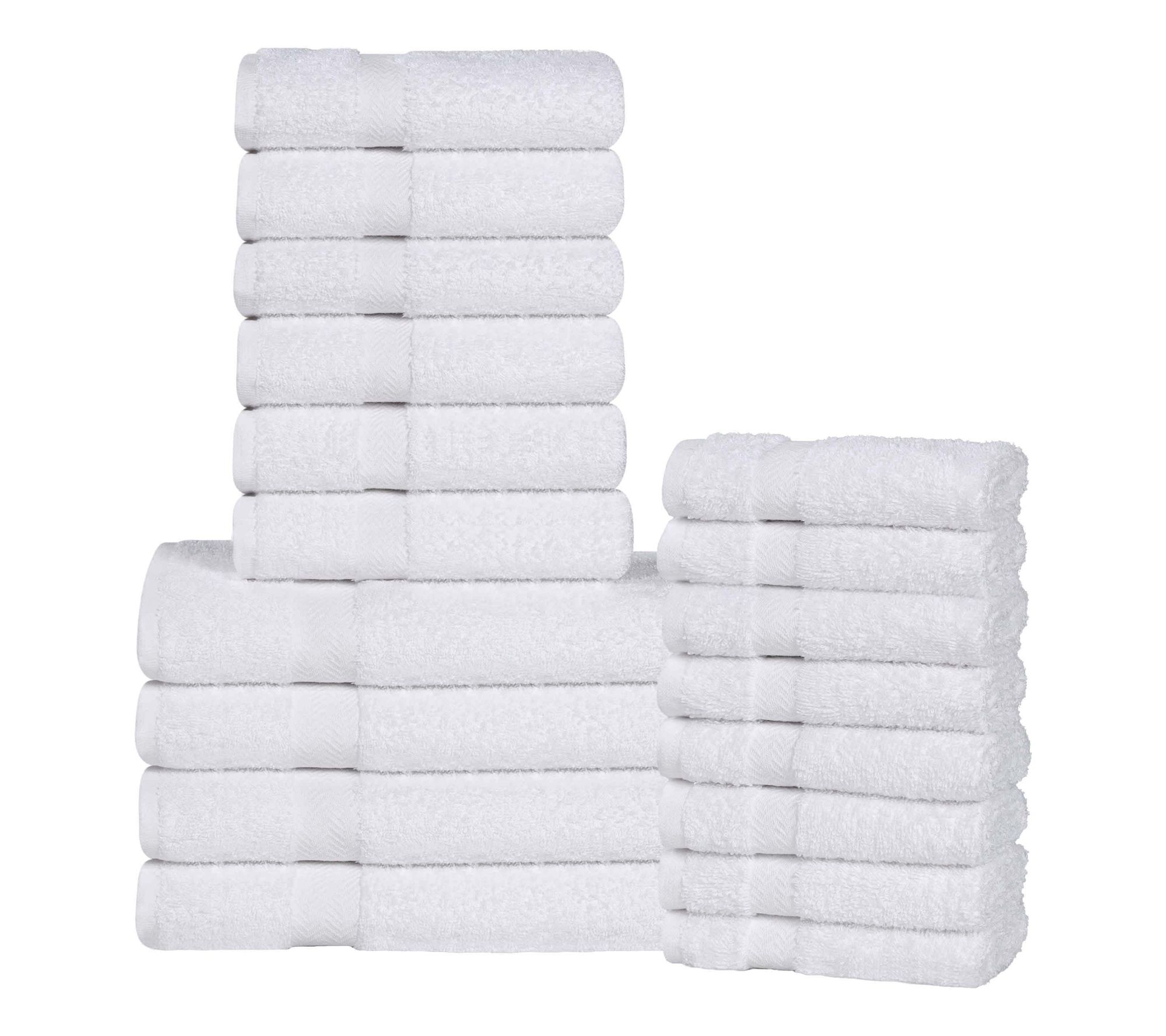 Superior Cotton Absorbent 18-Piece Towel Set
