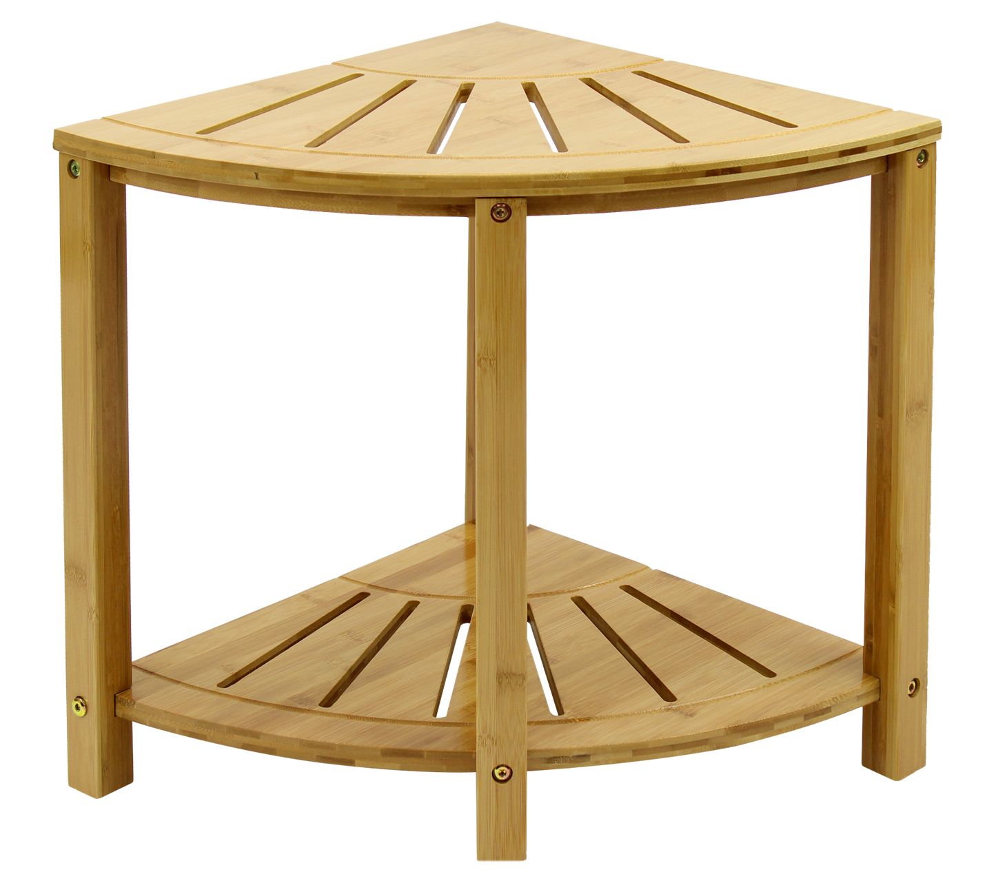 Sorbus Bamboo Corner Shower Bench