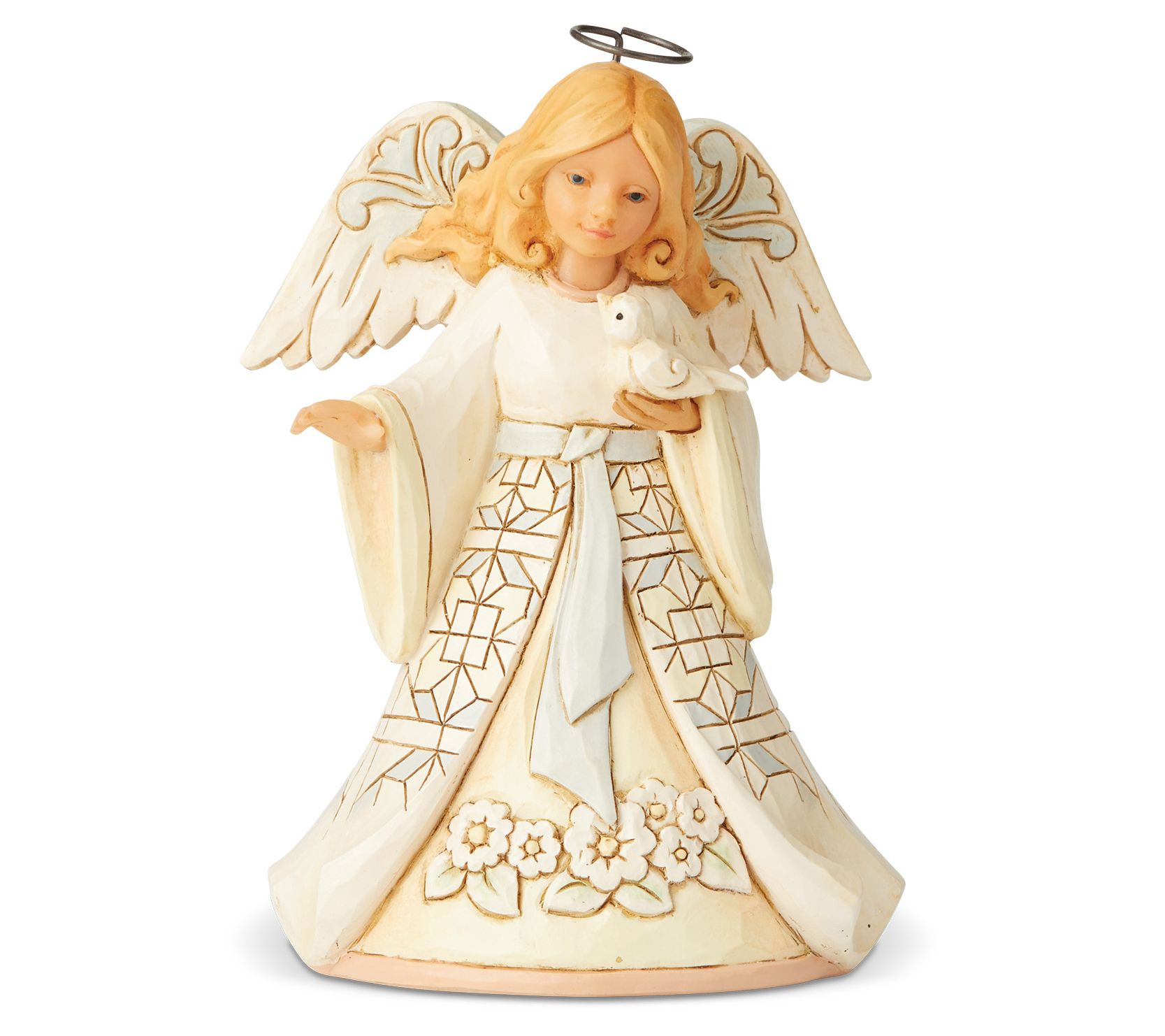 Jim Shore Pint Sized Woodland Angel - QVC.com