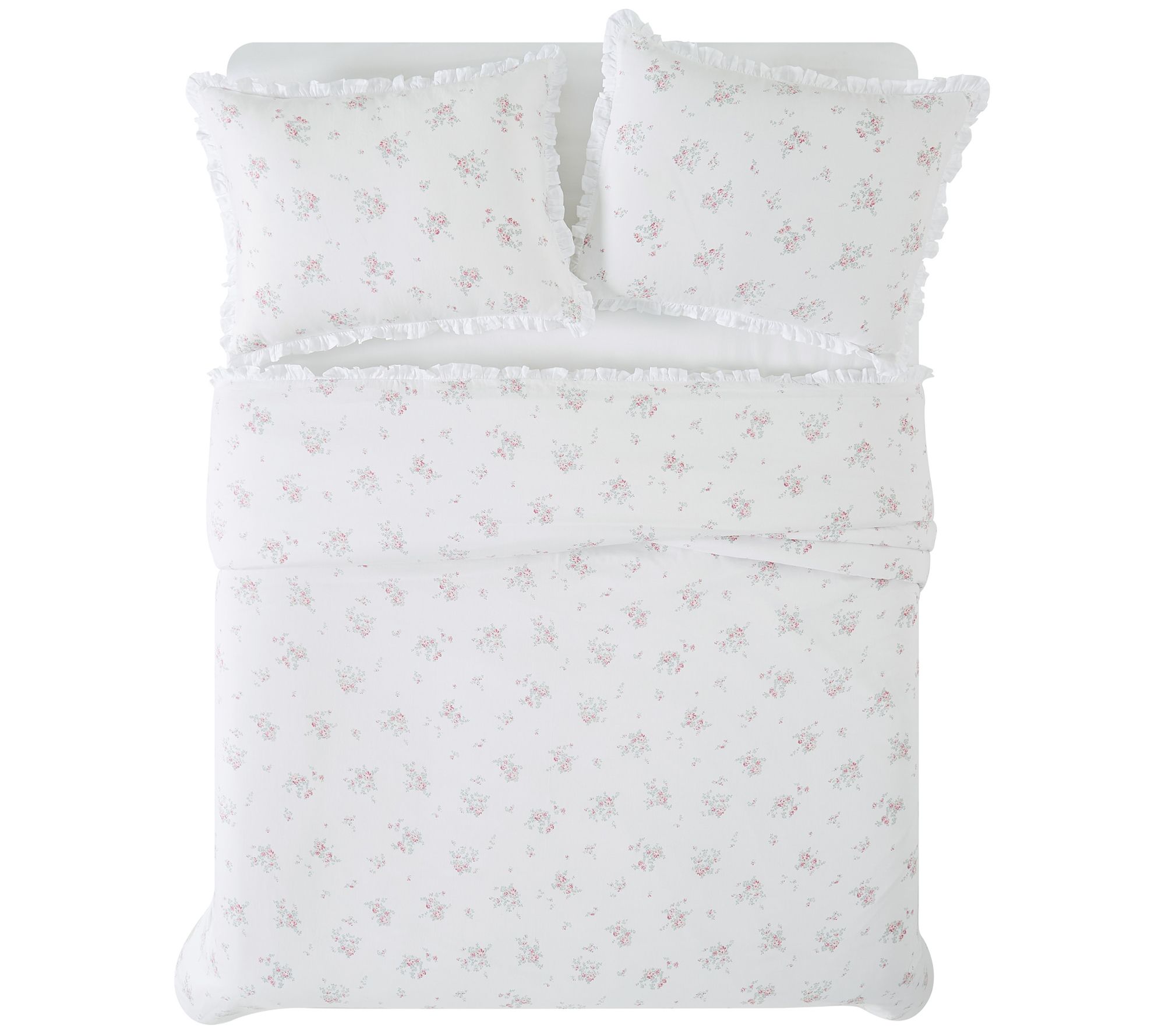 The Farmhouse by Rachel Ashwell Rosebury F/Q Duvet Cover Set - QVC.com