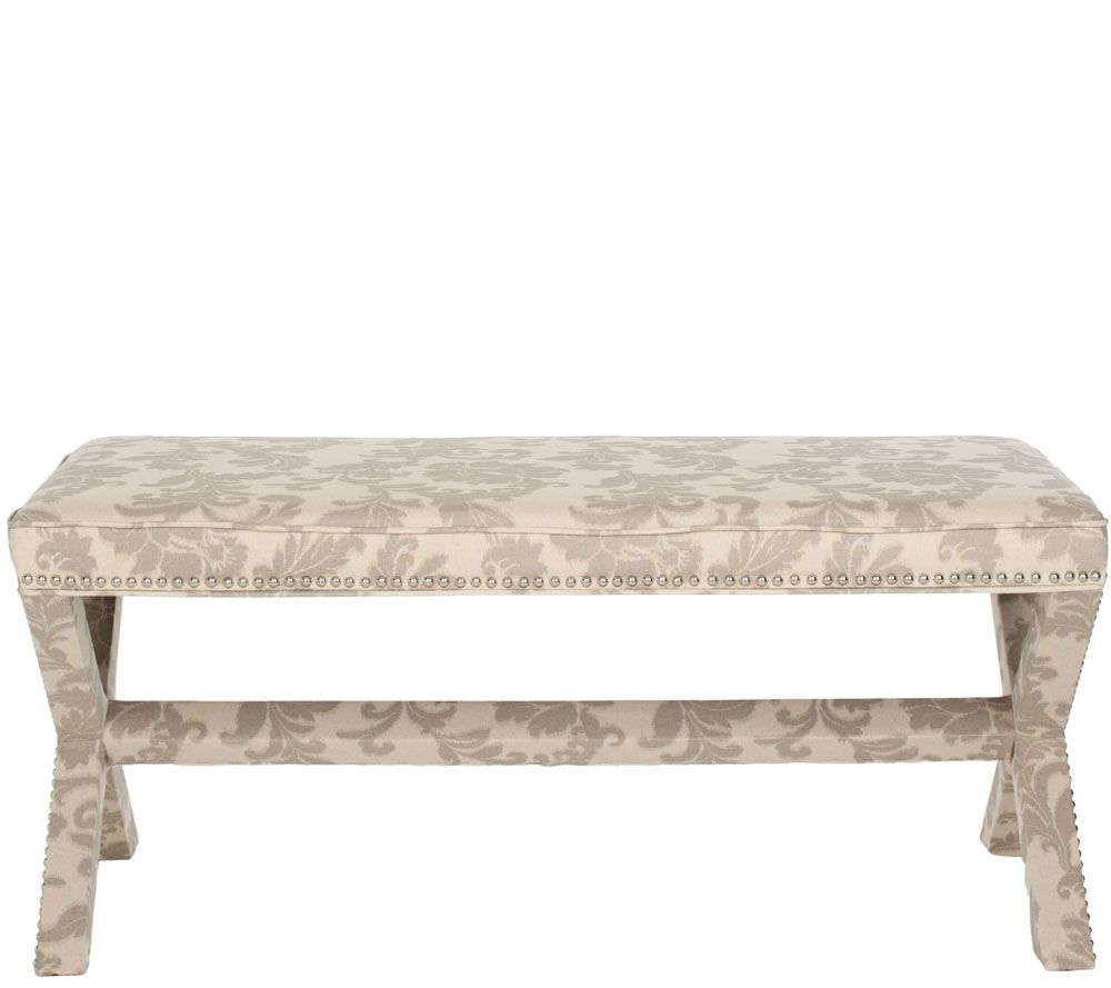 Melanie Extended Bench with Nailhead Details bySafavieh