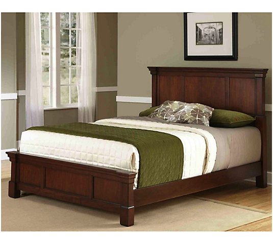 Home Styles Aspen King Bed Set Qvc Com, Qvc Bed Frames