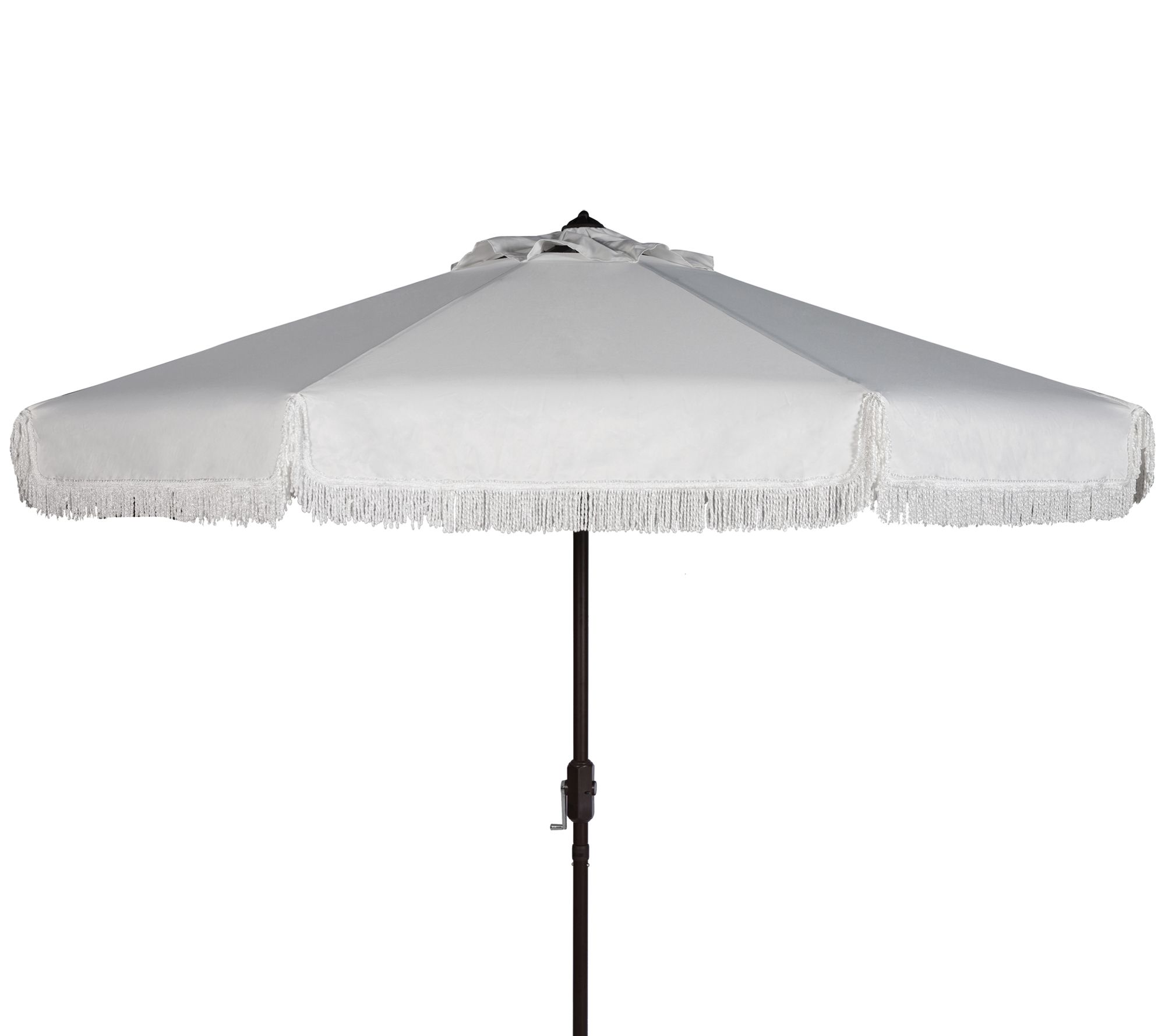 Safavieh Milan Fringe 9' Tilt Umbrella