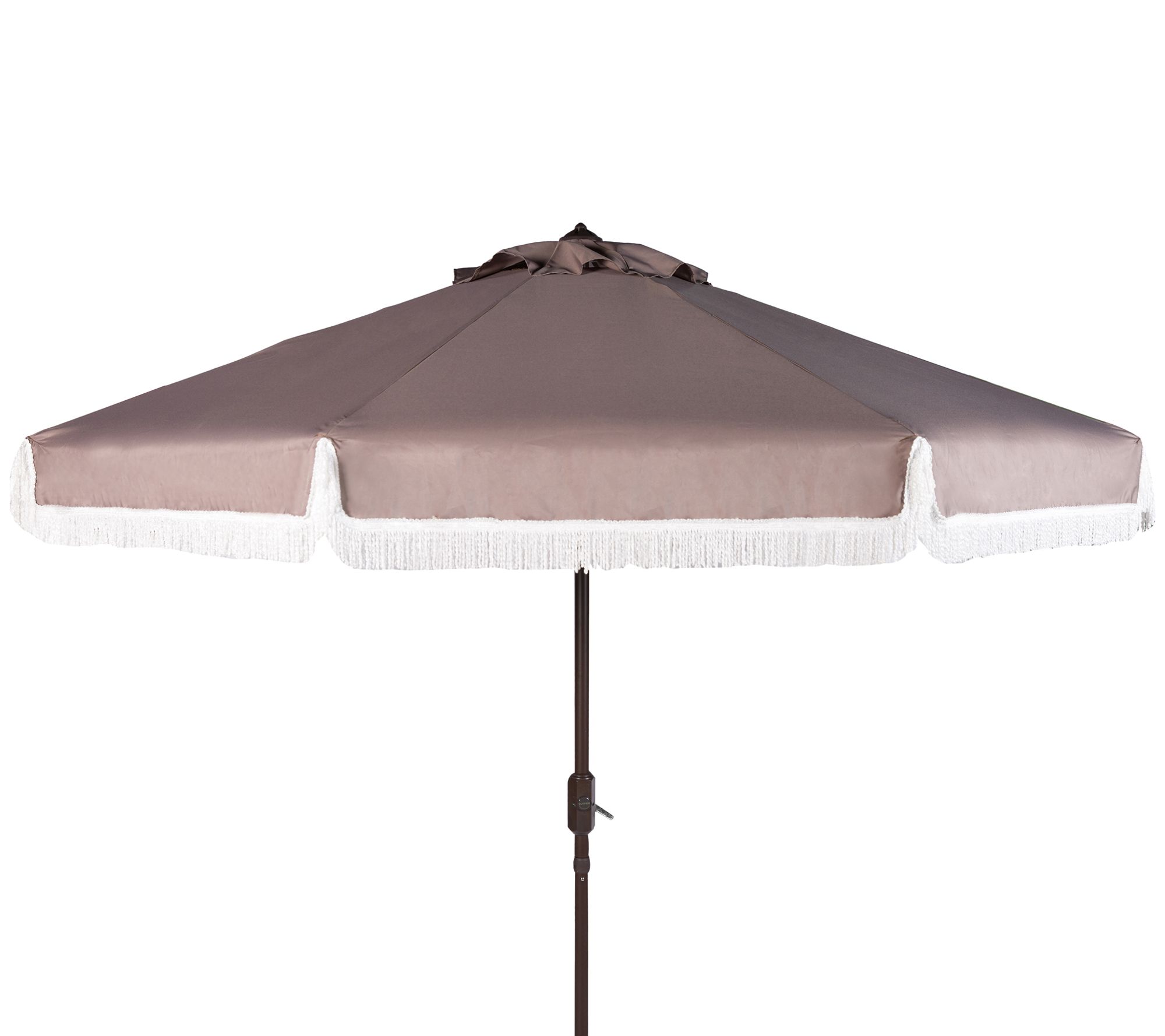 Safavieh Milan Fringe 9' Tilt Umbrella