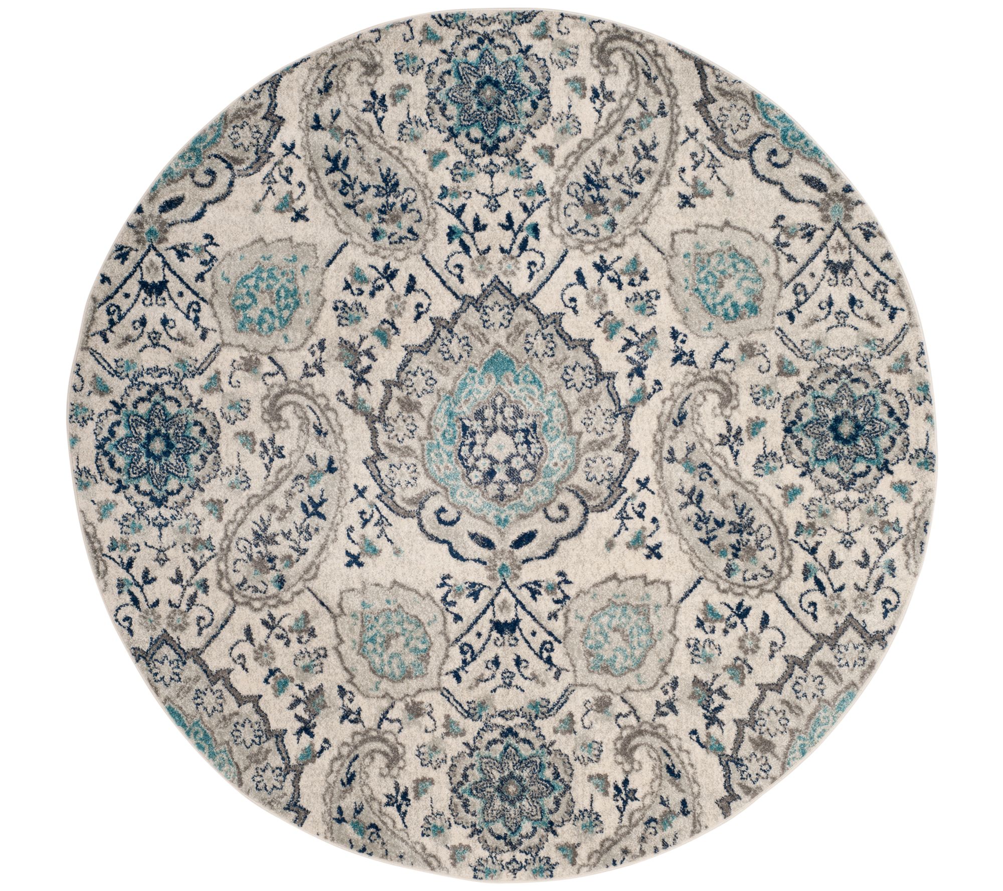Madison 600 Collection 6'7" x 6'7" Round Rug