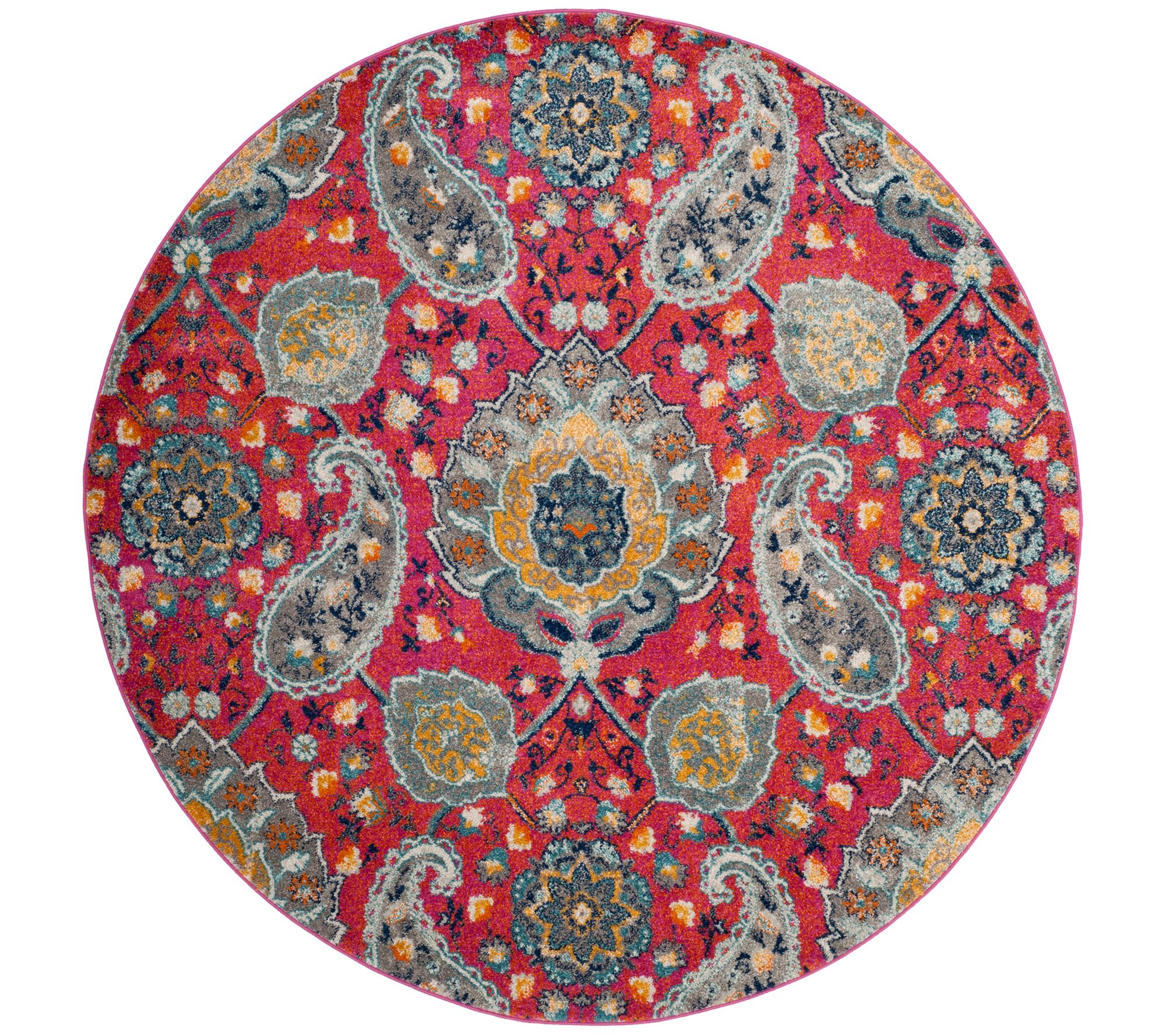 Madison 600 Collection 6'7" x 6'7" Round Rug