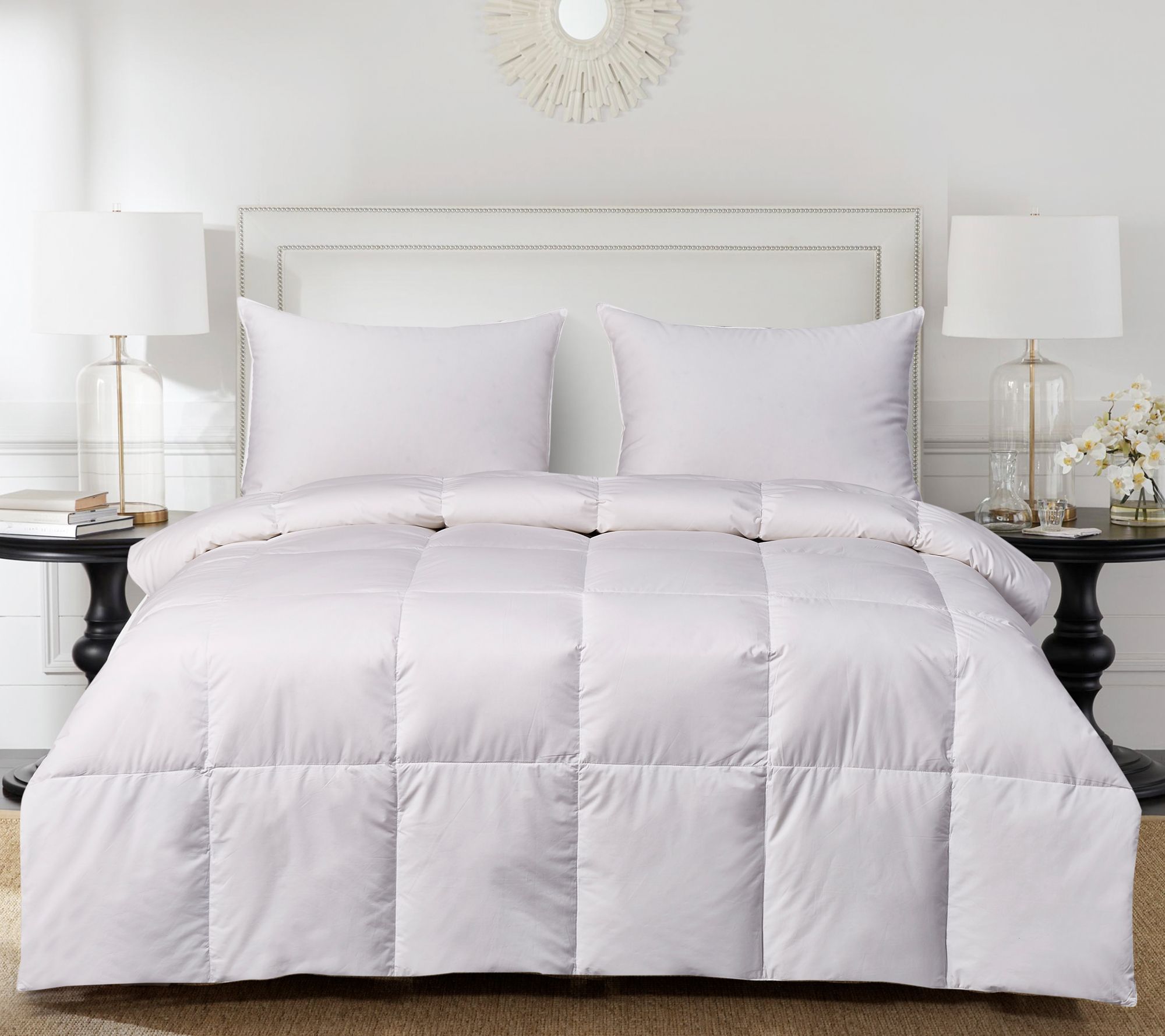 Cannon 330TC All Season White Down Fiber Comforter King