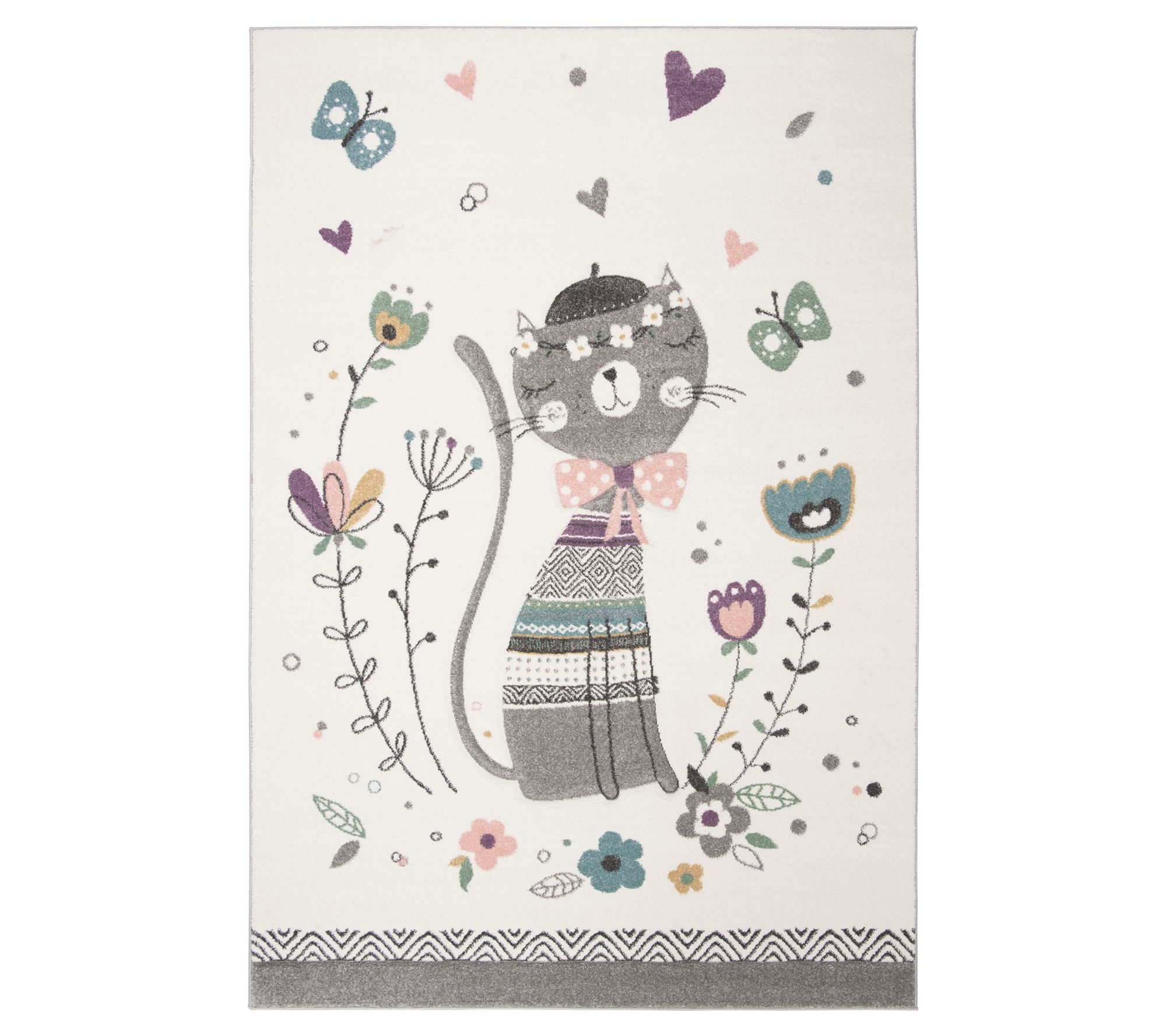 Carousel Kids 187 Collection 5'3" x 7'6" Rug